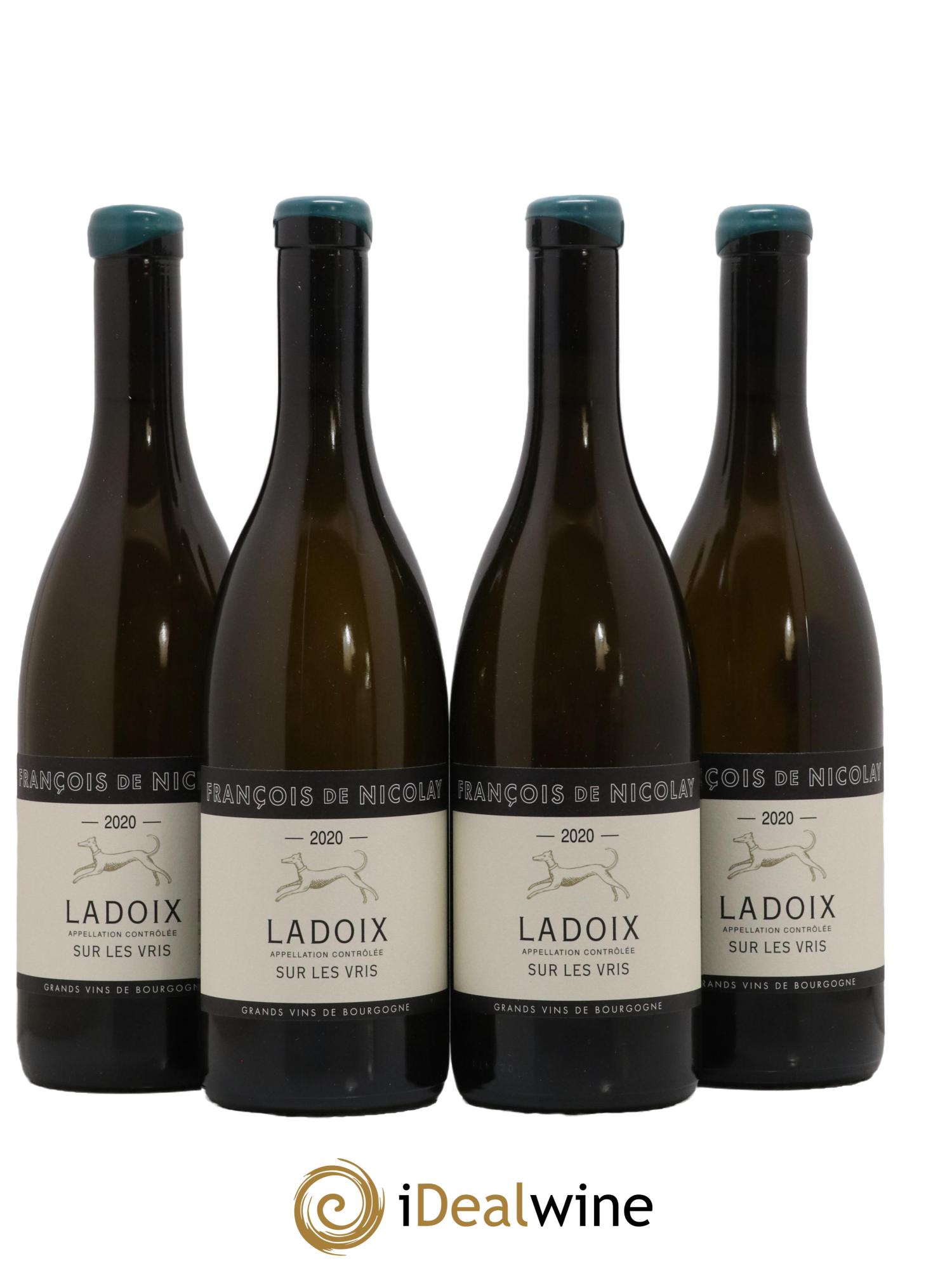 Ladoix Sur les Vris Domaine Francois de Nicolay 2020 - Posten von 4 Flaschen - 0
