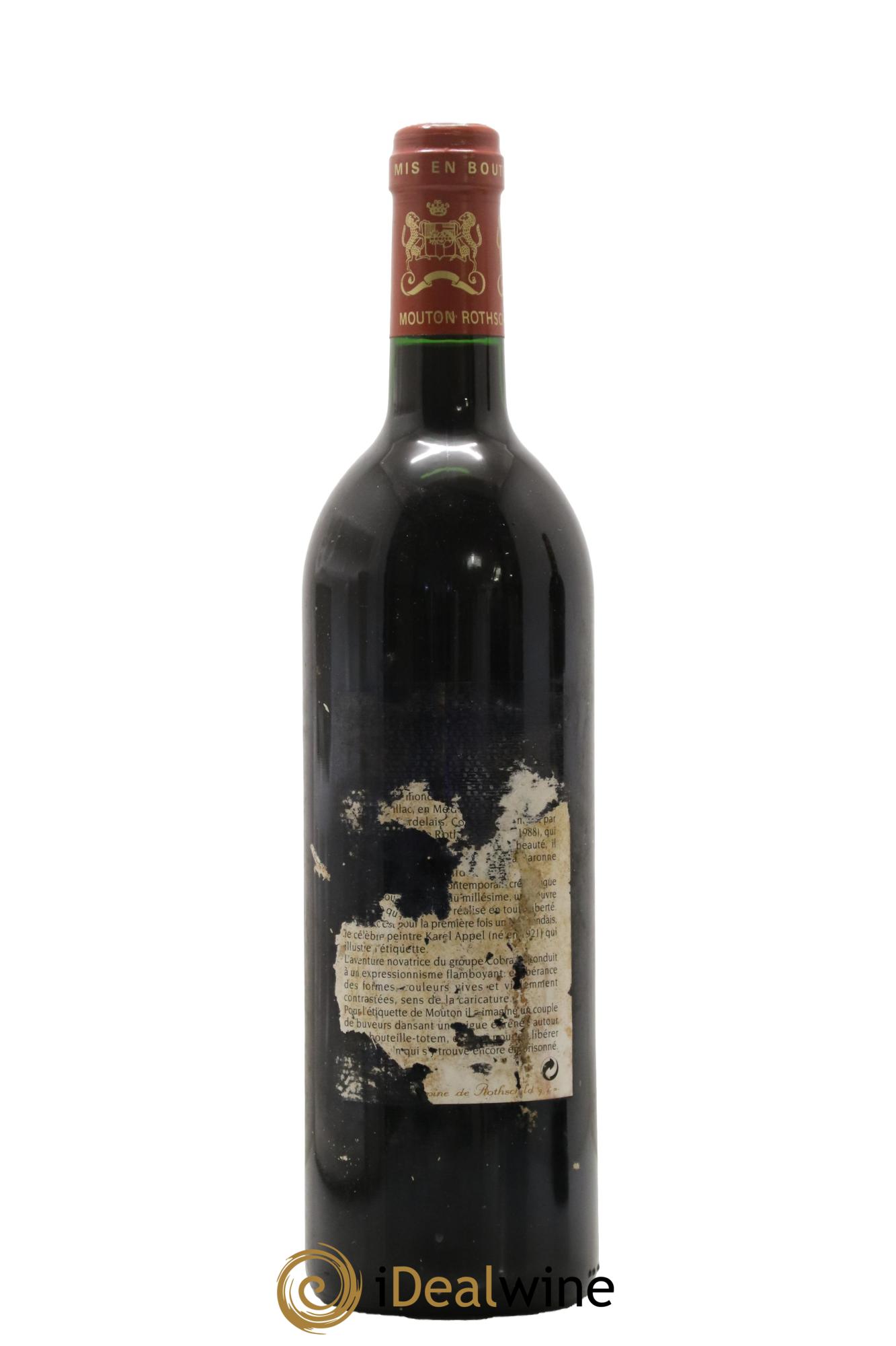 Château Mouton Rothschild 1er Grand Cru Classé 1994 - Lot de 1 bouteille - 1