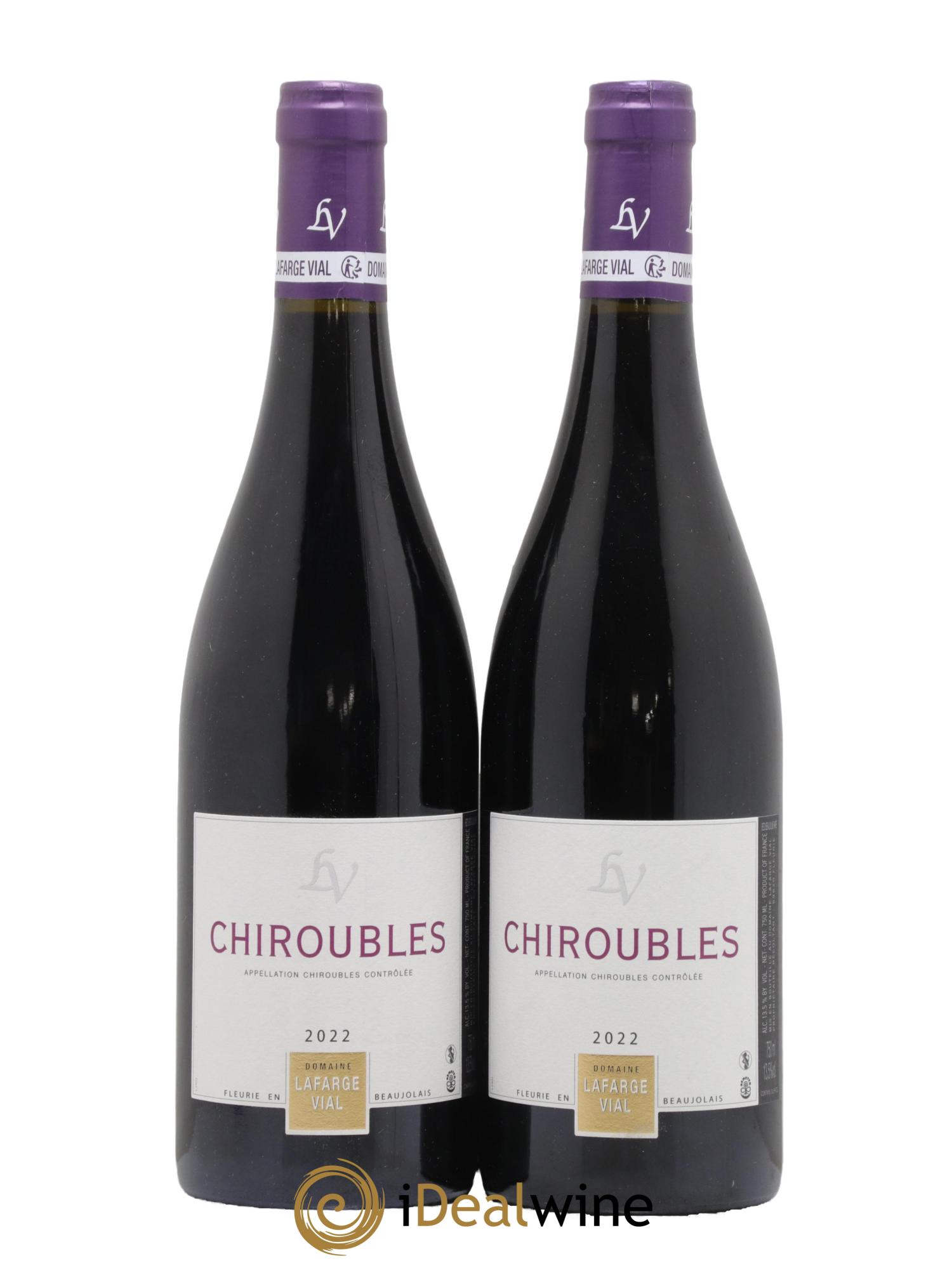 Chiroubles Lafarge Vial 2022 - Lot de 2 bouteilles - 0