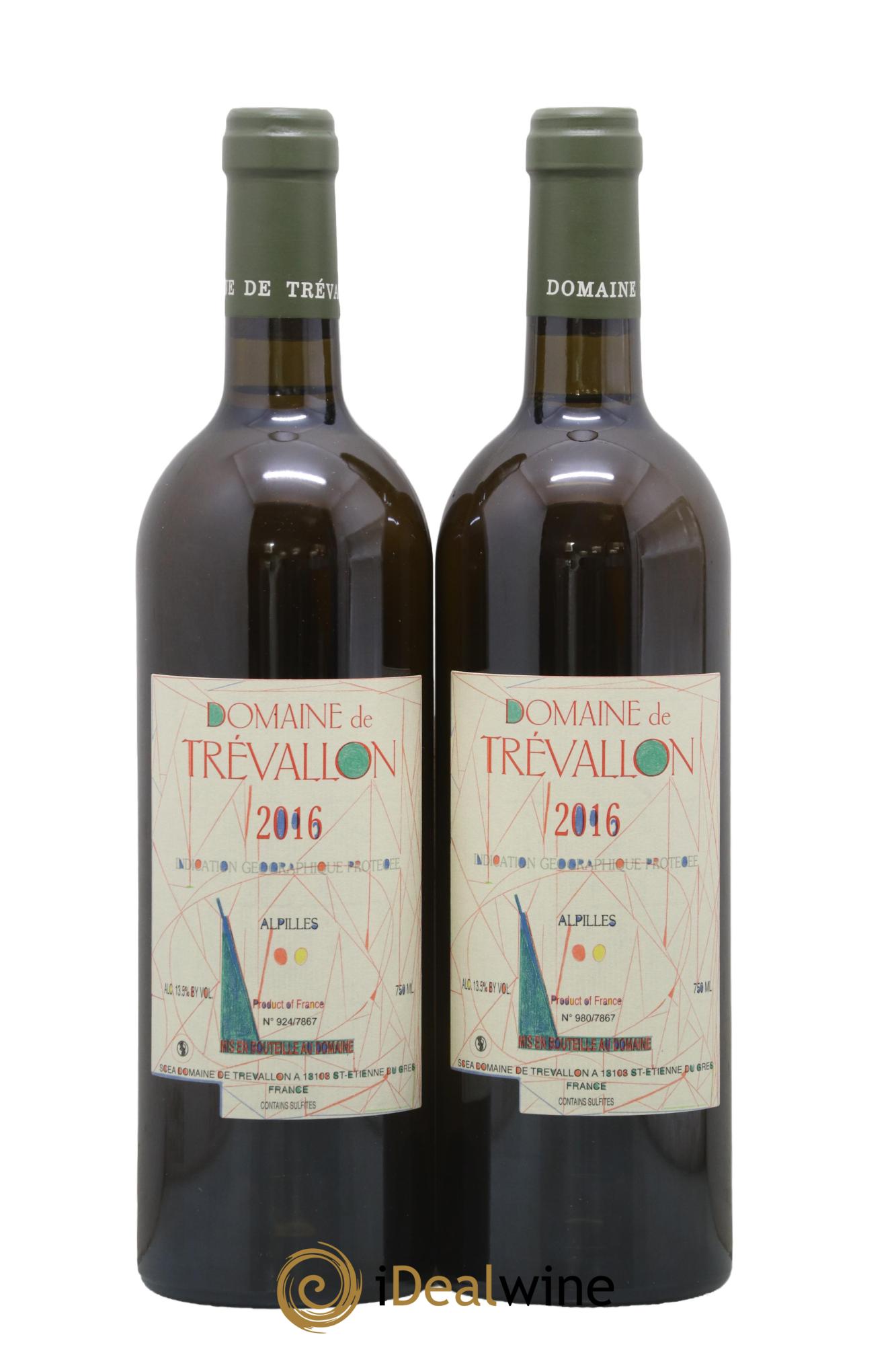 IGP Alpilles Trévallon (Domaine de) Eloi Dürrbach 2016 - Lot of 2 bottles - 0