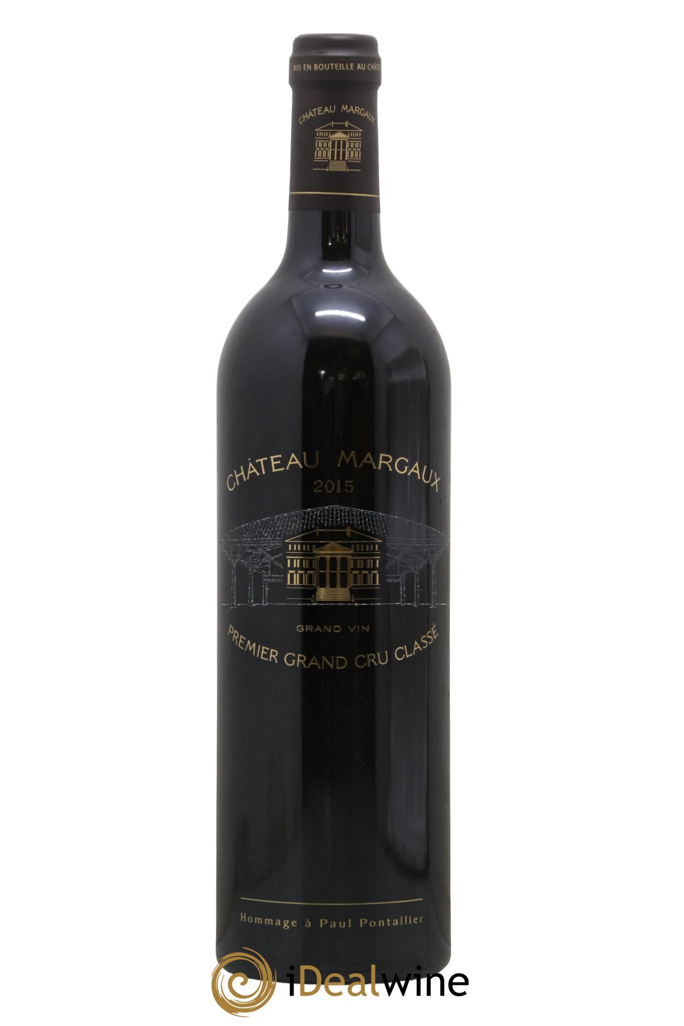 Château Margaux 1er Grand Cru Classé 2015 - Lot de 1 bouteille - 0