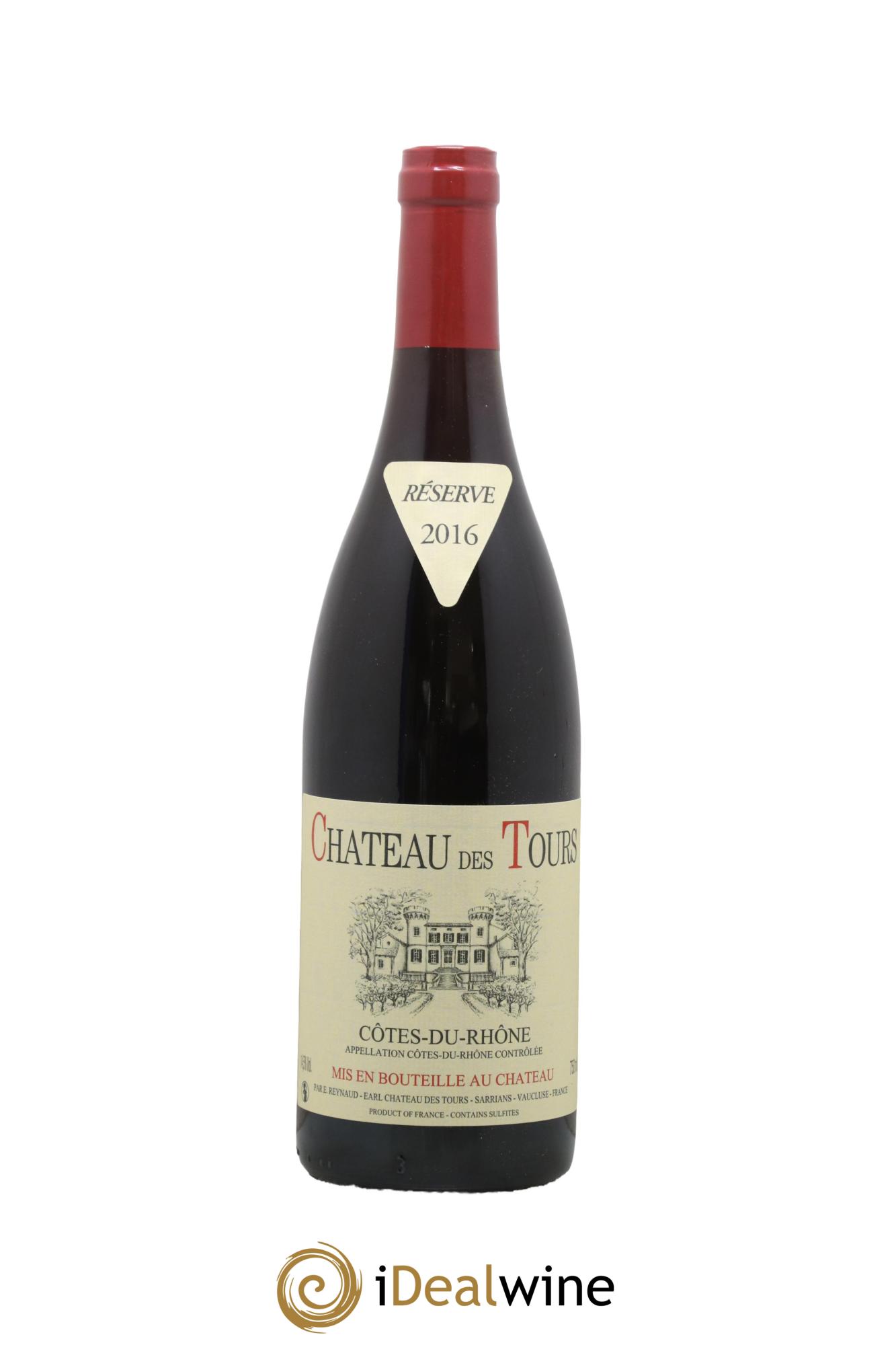 Côtes-du-Rhône Château des Tours Emmanuel Reynaud 2016 - Lot de 1 bouteille - 0