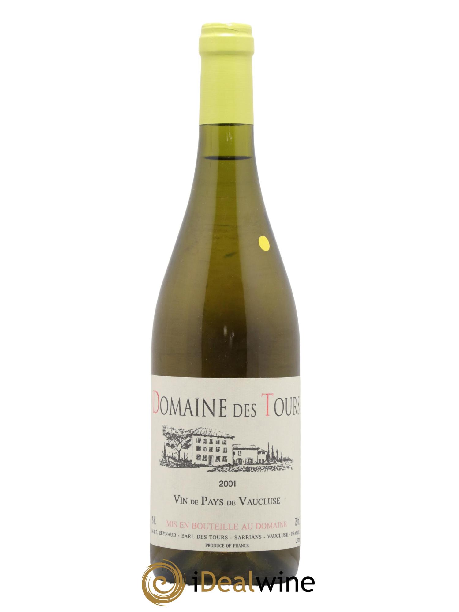 IGP Vaucluse (Vin de Pays de Vaucluse) Domaine des Tours Emmanuel Reynaud 2001 - Posten von 1 Flasche - 0