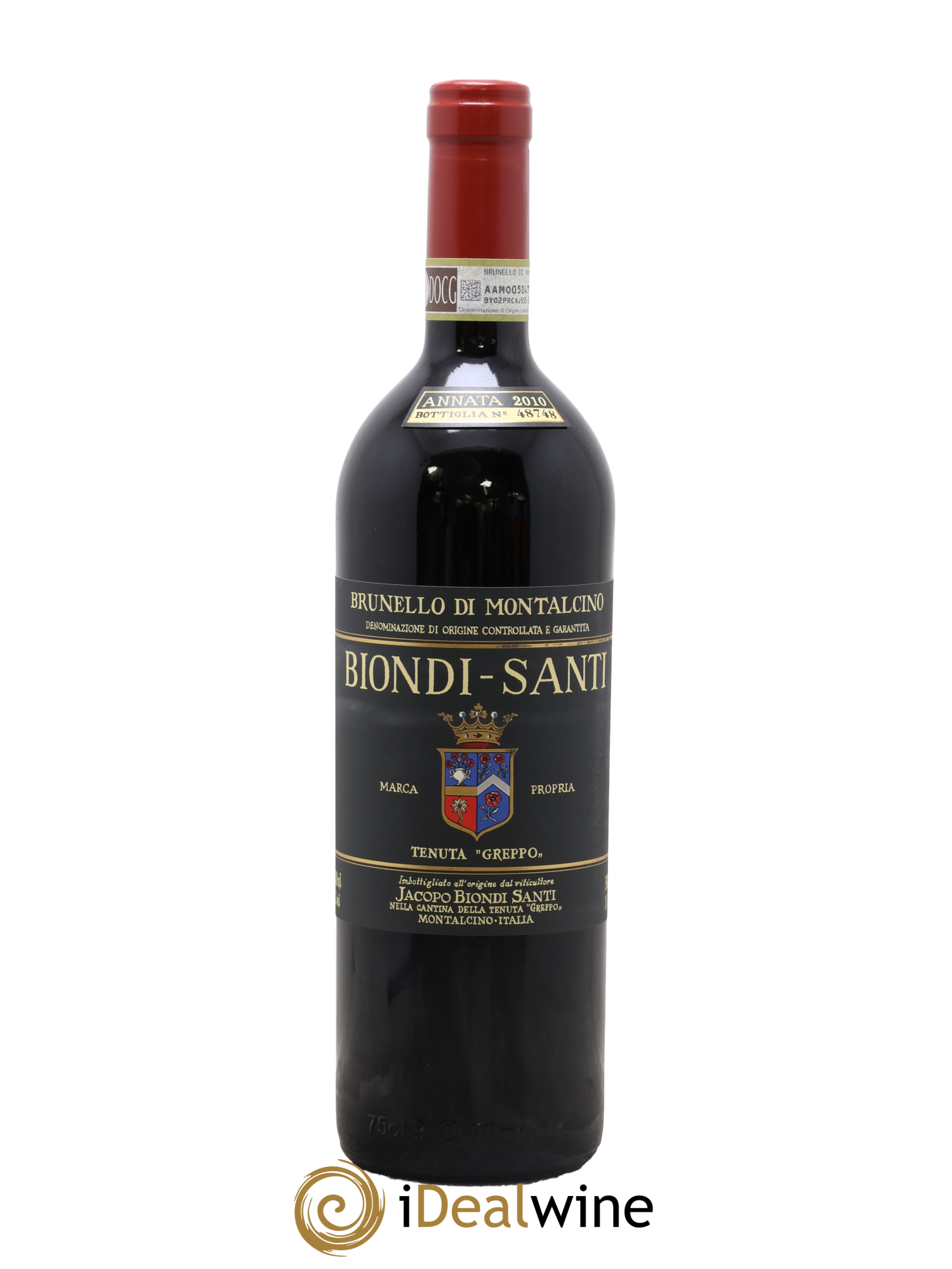 Brunello di Montalcino DOCG Biondi-Santi Tenuta Greppo 2010 - Lotto di 1 bottiglia - 0