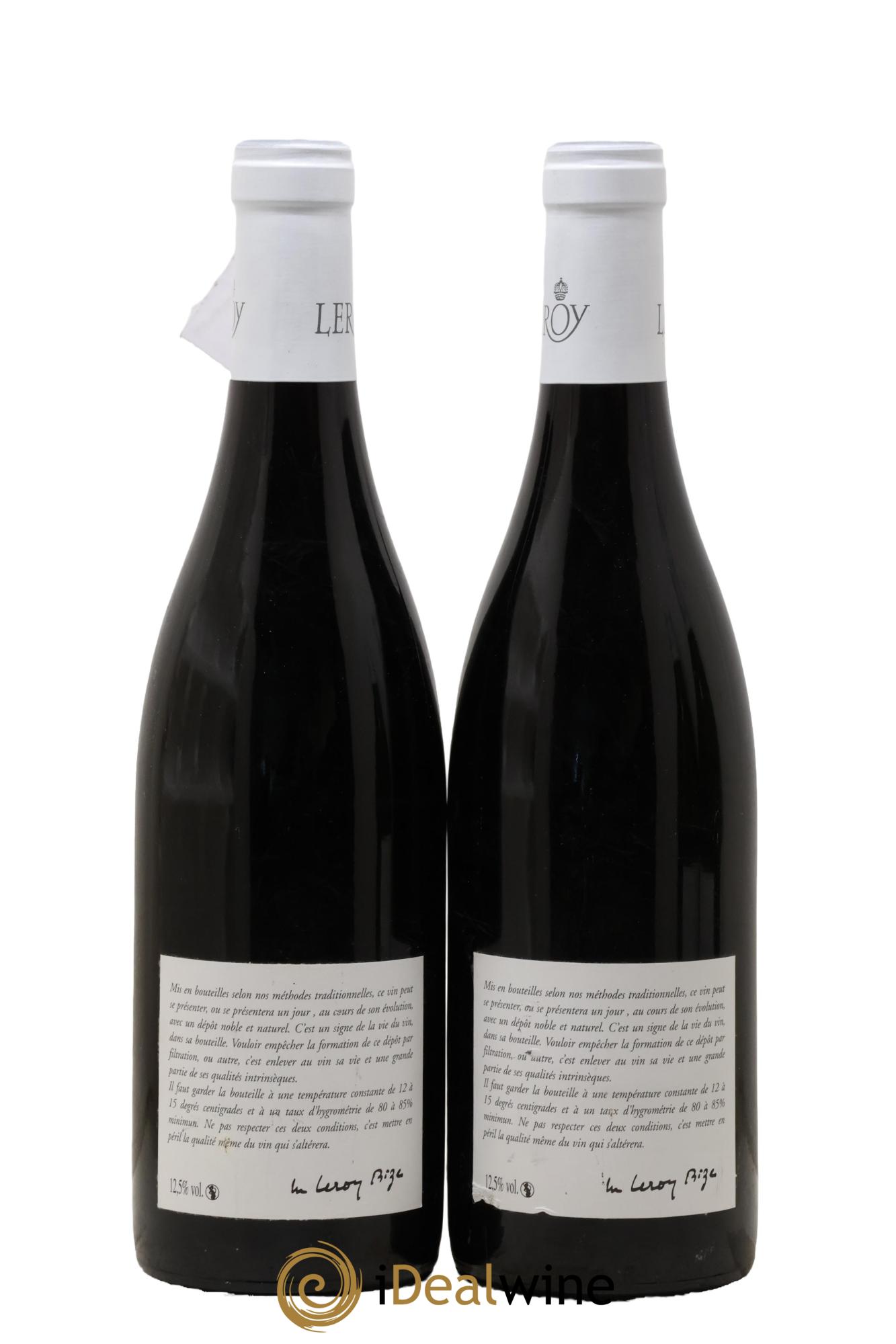 Bourgogne Leroy SA 2015 - Lot of 2 bottles - 1