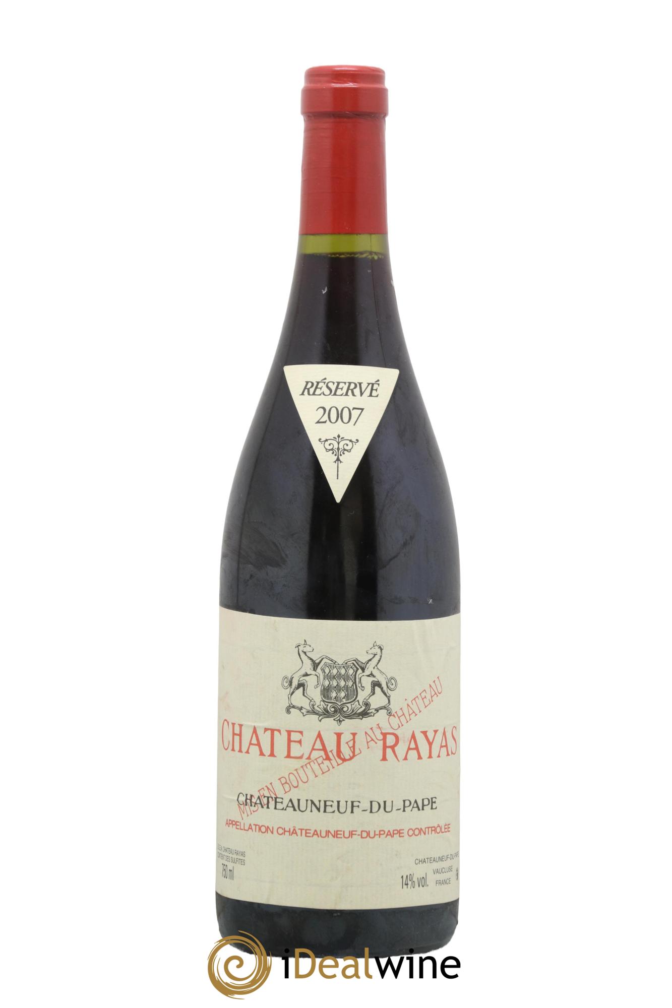 Châteauneuf-du-Pape Château Rayas Emmanuel Reynaud 2007 - Lot de 1 bouteille - 0
