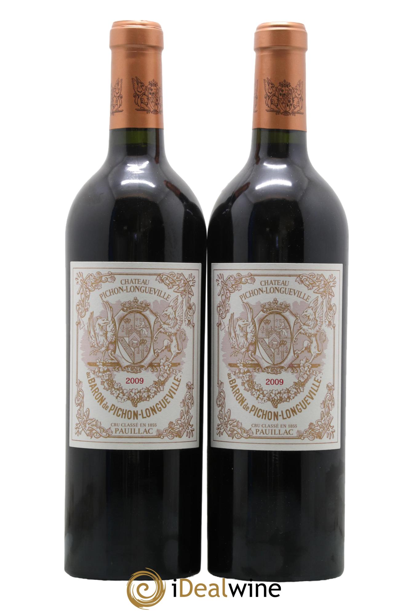 Pichon Longueville Baron 2ème Grand Cru Classé 2009 - Lot de 2 bouteilles - 0