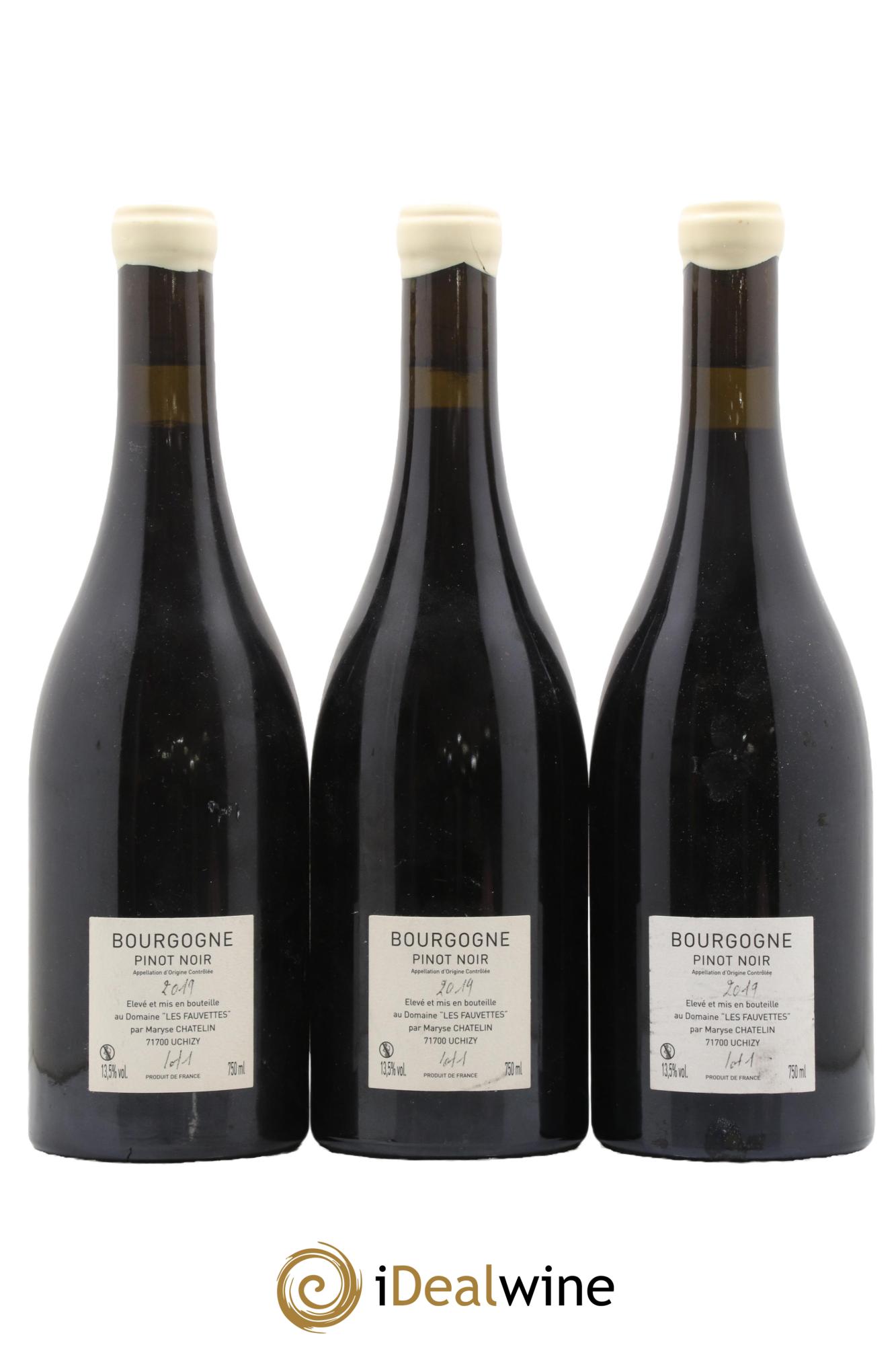 Bourgogne De L'Aube À L'Aube Les Fauvettes (Domaine) 2019 - Lotto di 3 bottiglie - 1