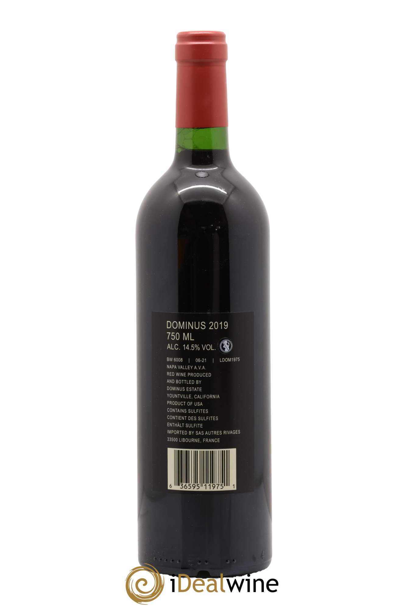 Napa Valley Dominus Christian Moueix 2019 - Posten von 1 Flasche - 1