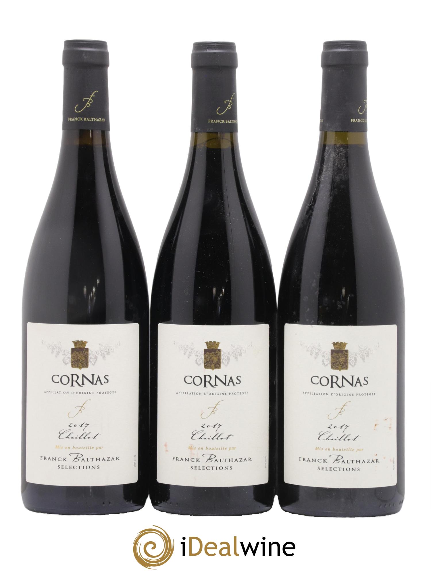 Cornas Chaillot Franck Balthazar (Domaine) 2017 - Lot de 3 bouteilles - 0