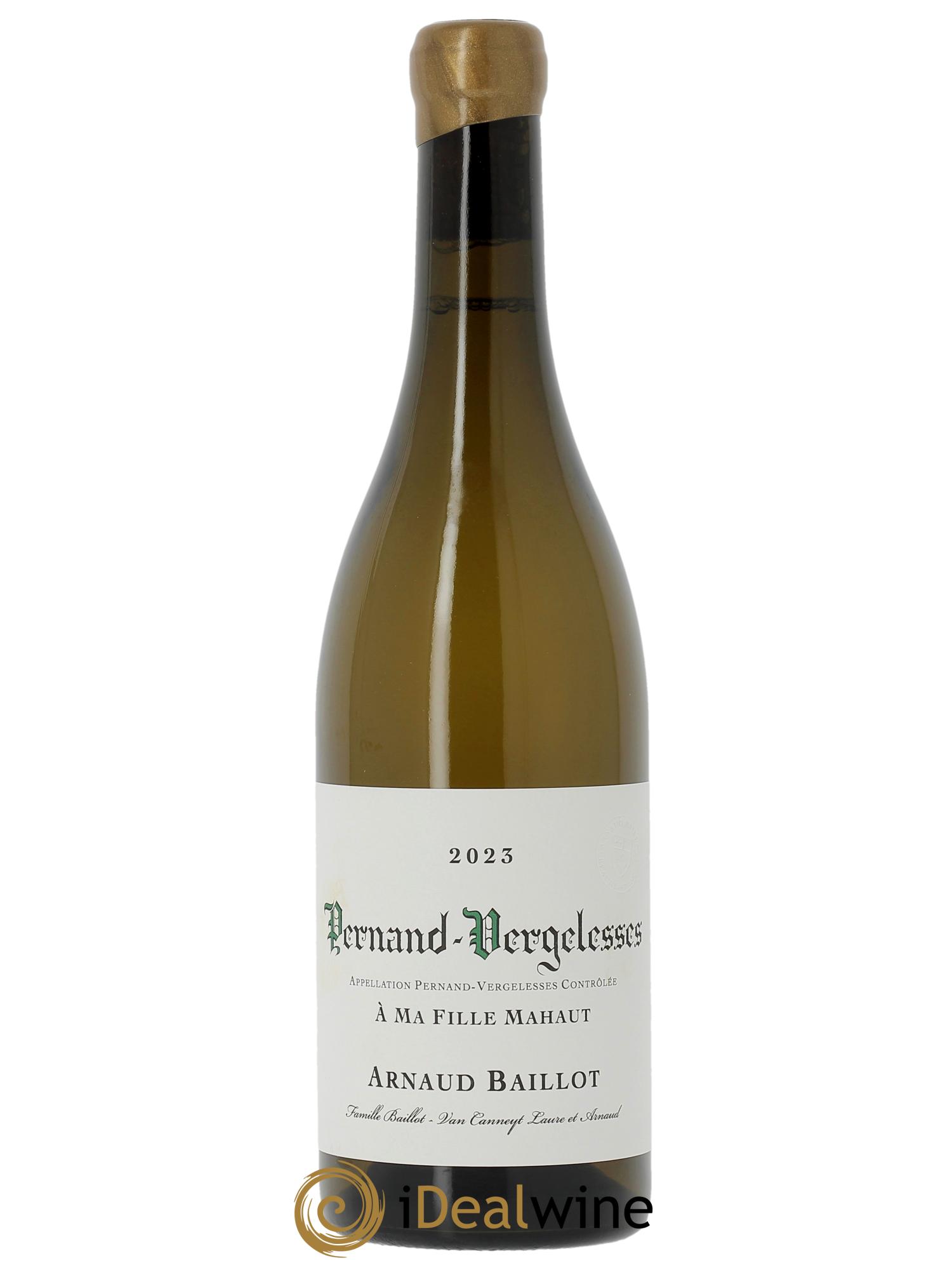 Pernand-Vergelesses À Ma Fille Mahaut Arnaud Baillot  2023 - Lot de 1 bouteille - 0
