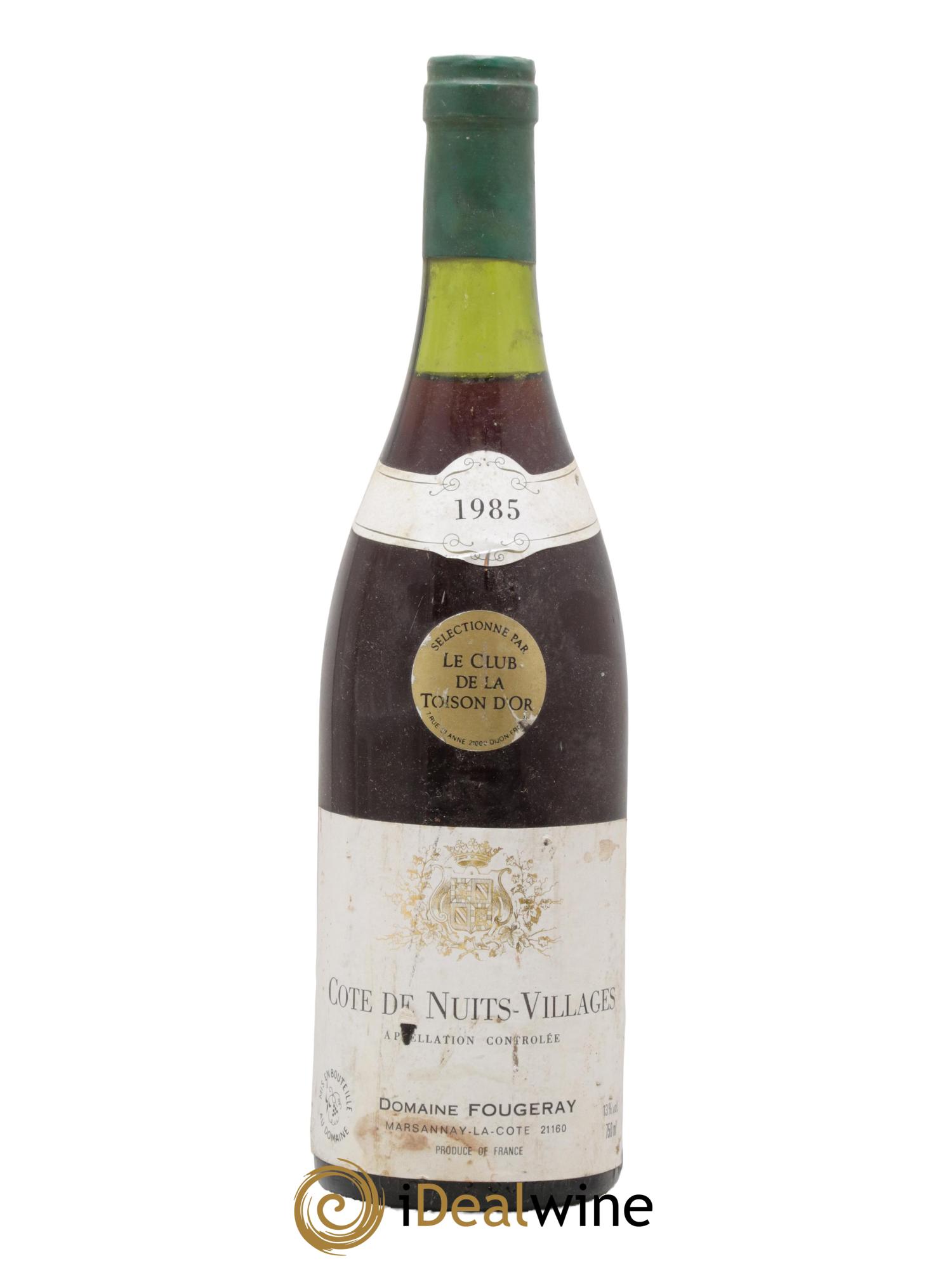 Côte de Nuits-Villages Fougeray 1985 - Lot de 1 bouteille - 0