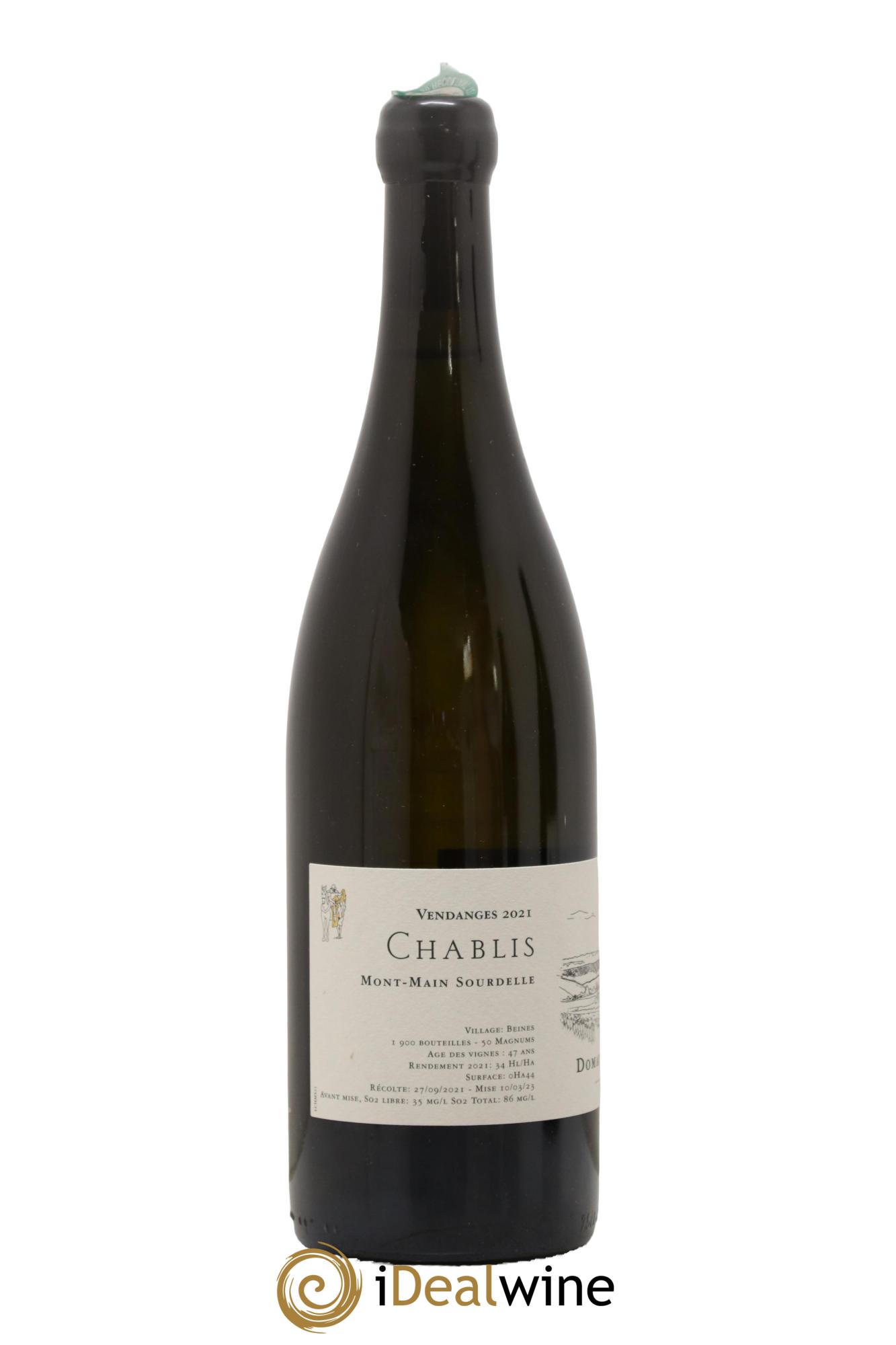 Chablis Mont-Main Sourdelle Jean Dauvissat Père et Fils 2021 - Lotto di 1 bottiglia - 1