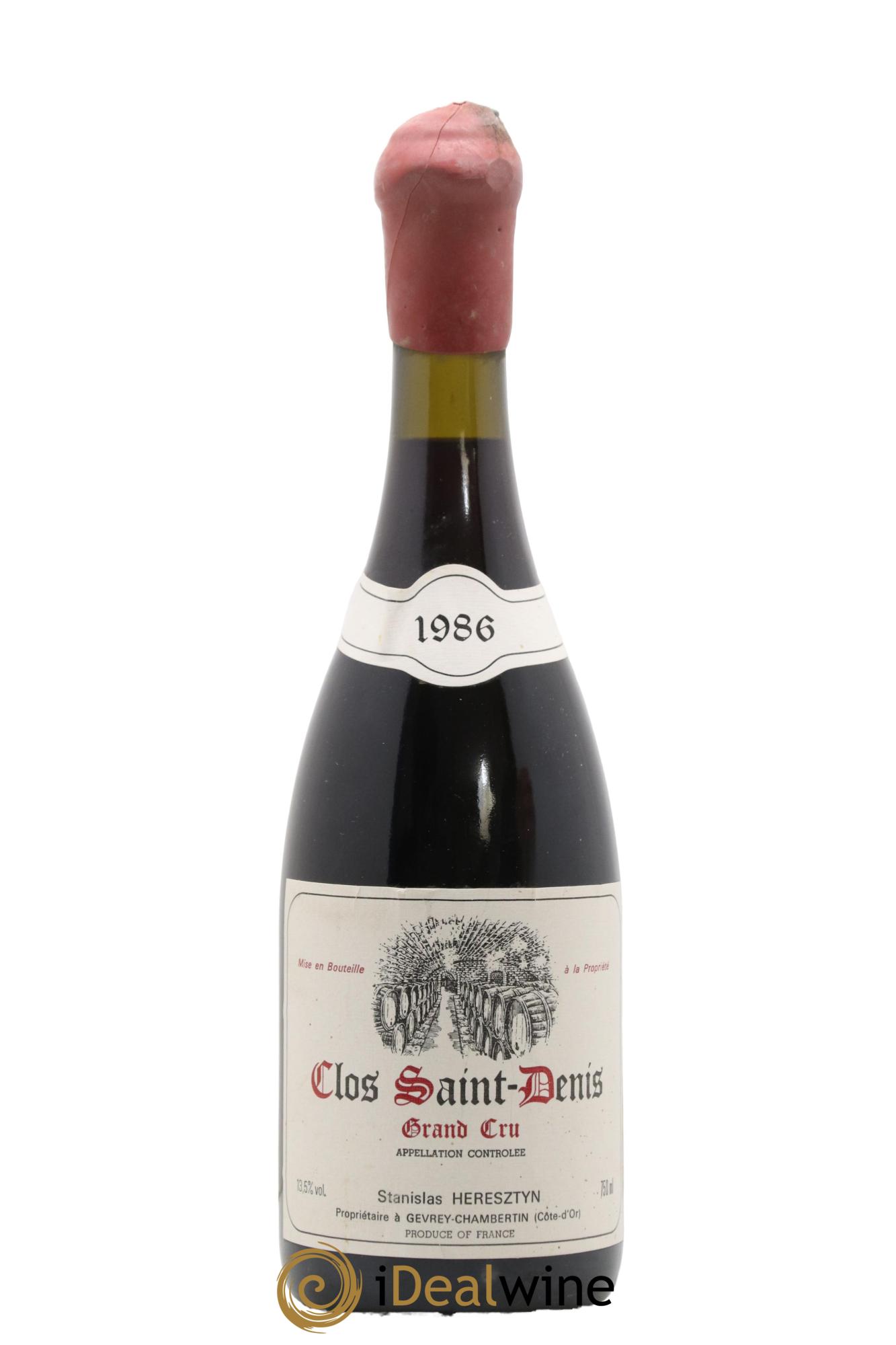 Clos Saint-Denis Grand Cru Heresztyn (Domaine) 1986 - Lot de 1 bouteille - 0