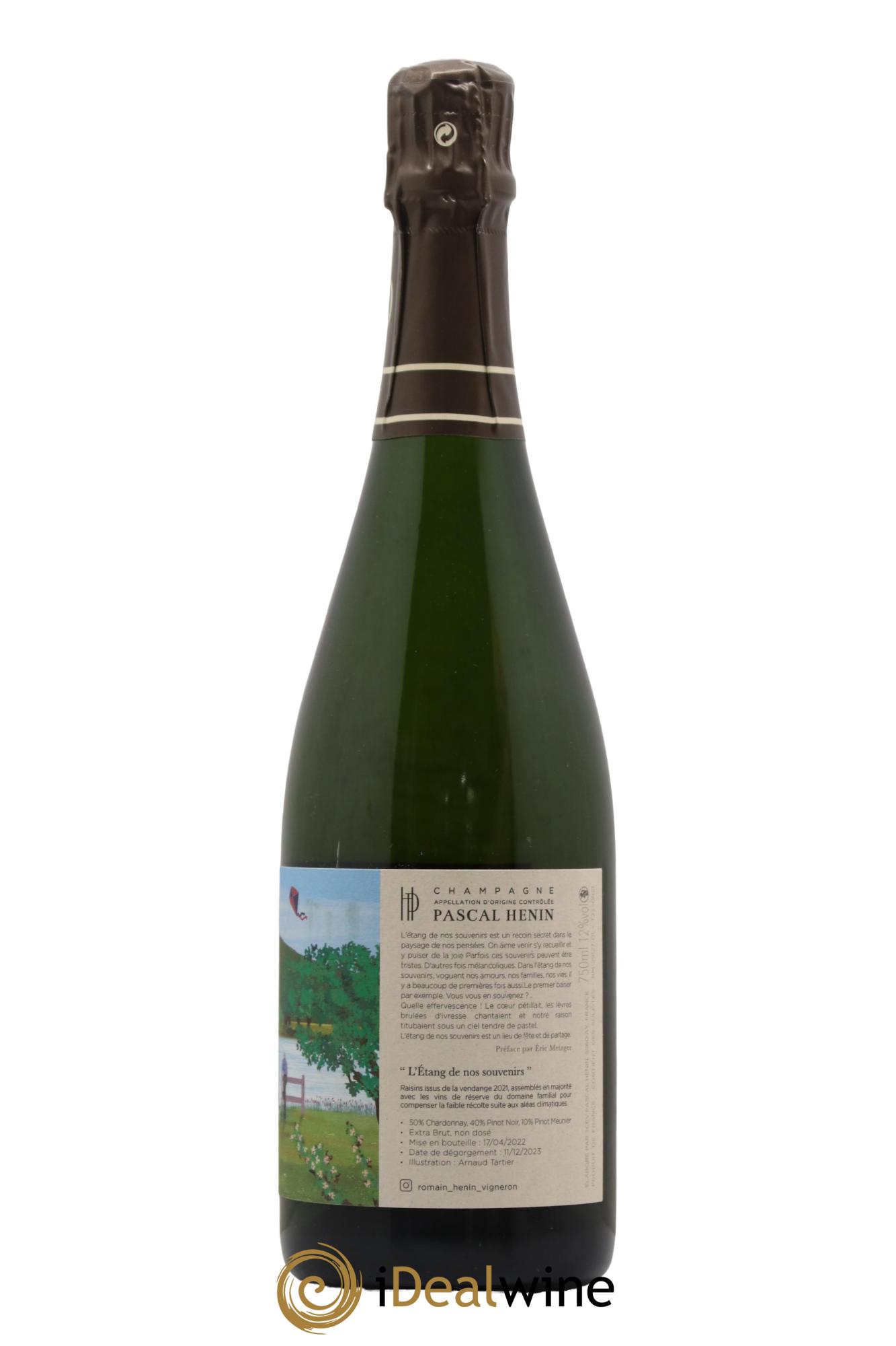 L'Etang de nos Souvenirs Romain Henin L'Etang de nos Souvenirs Pascal Henin - Lot de 1 bouteille - 1