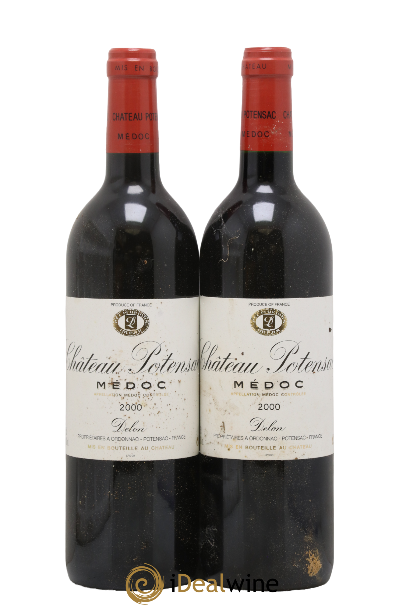 Château Potensac 2000 - Lot de 2 bouteilles - 0
