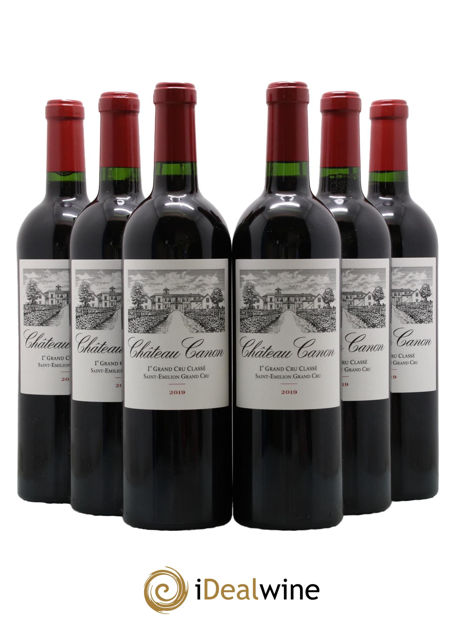 Château Canon 1er Grand Cru Classé B 2019 - Lot de 6 bouteilles - 0