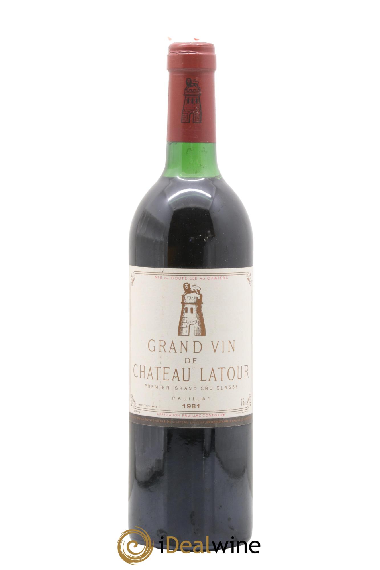 Château Latour 1er Grand Cru Classé 1981 - Posten von 1 Flasche - 0