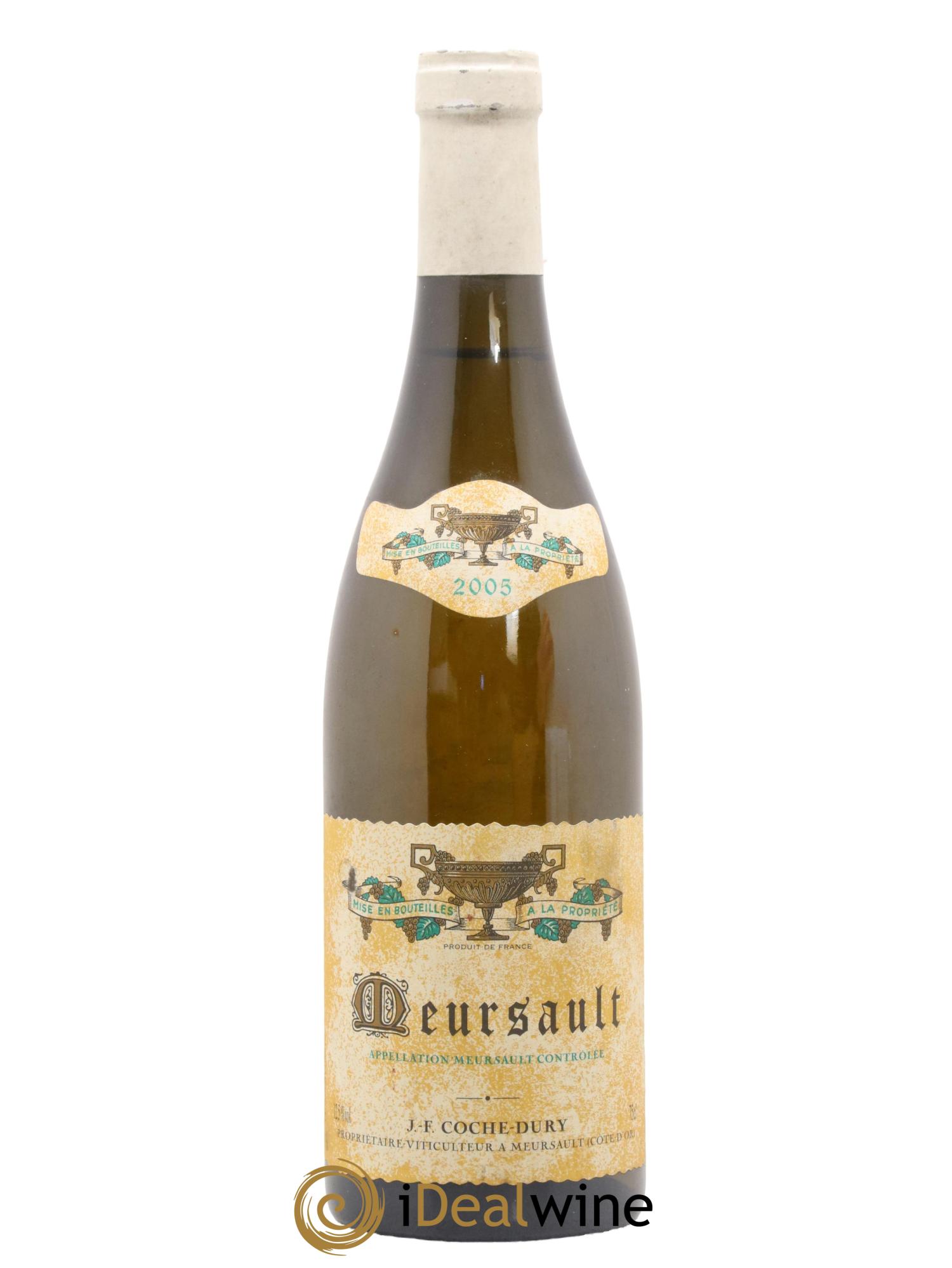 Meursault Coche Dury (Domaine) 2005 - Lot de 1 bouteille - 0