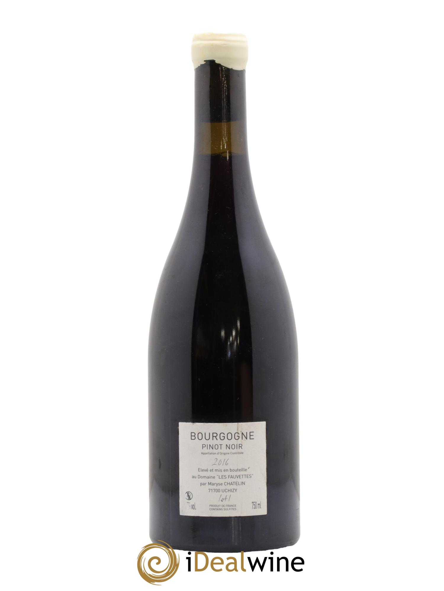 Bourgogne De L'Aube À L'Aube Les Fauvettes (Domaine) 2016 - Lot de 1 bouteille - 1