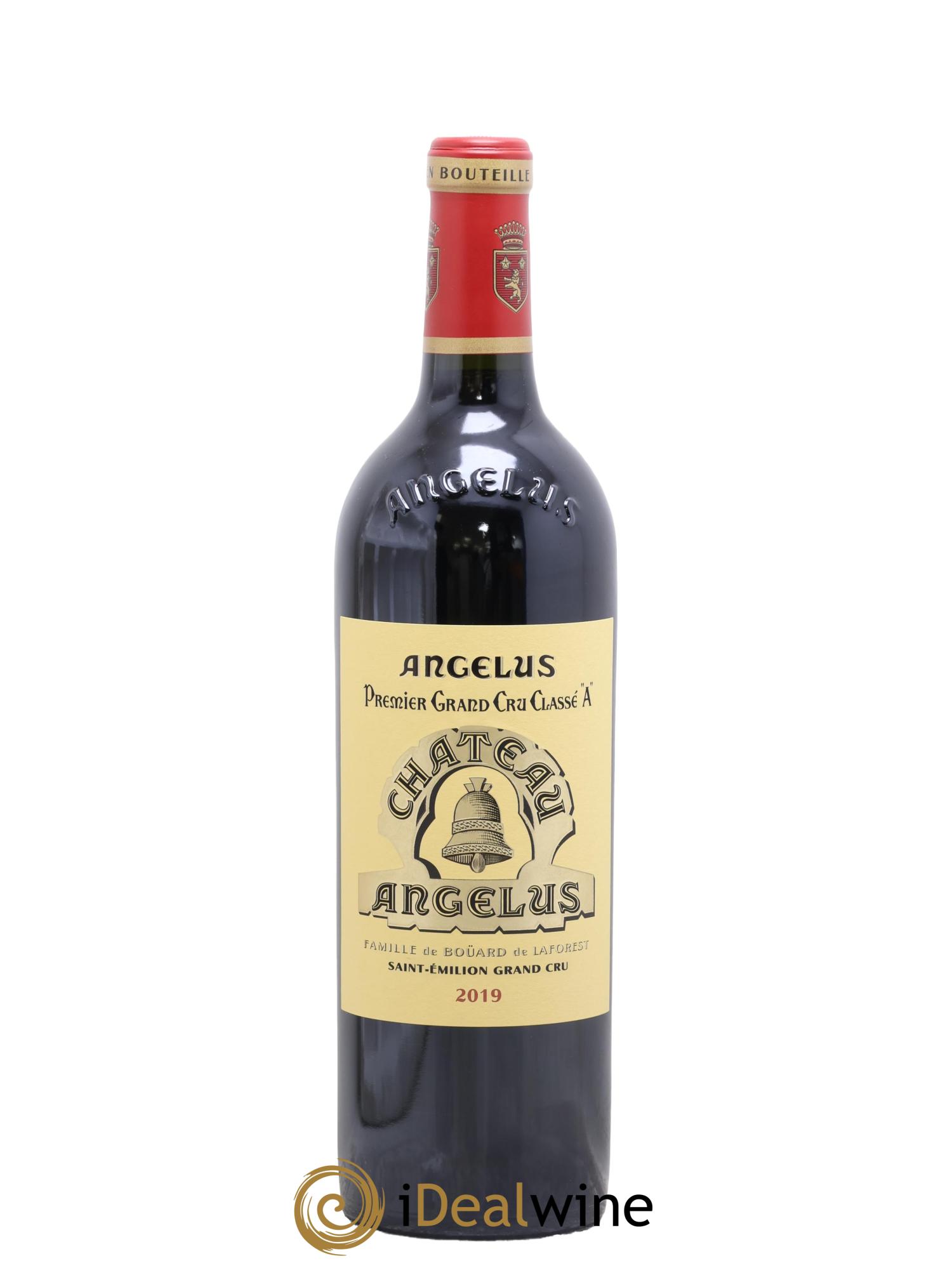 Château Angélus 1er Grand Cru Classé A 2019 - Lot de 1 bouteille - 0