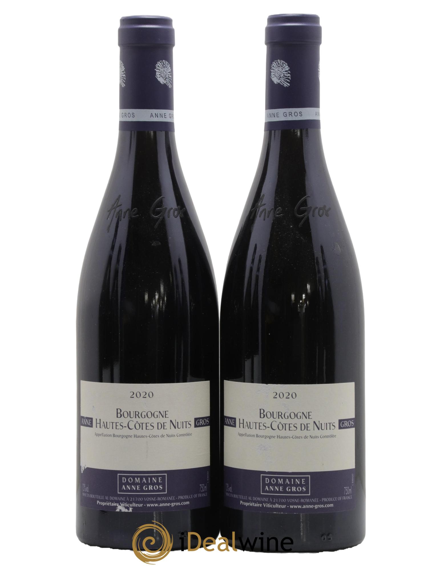 Hautes-Côtes de Nuits Anne Gros 2020 - Posten von 2 Flaschen - 0