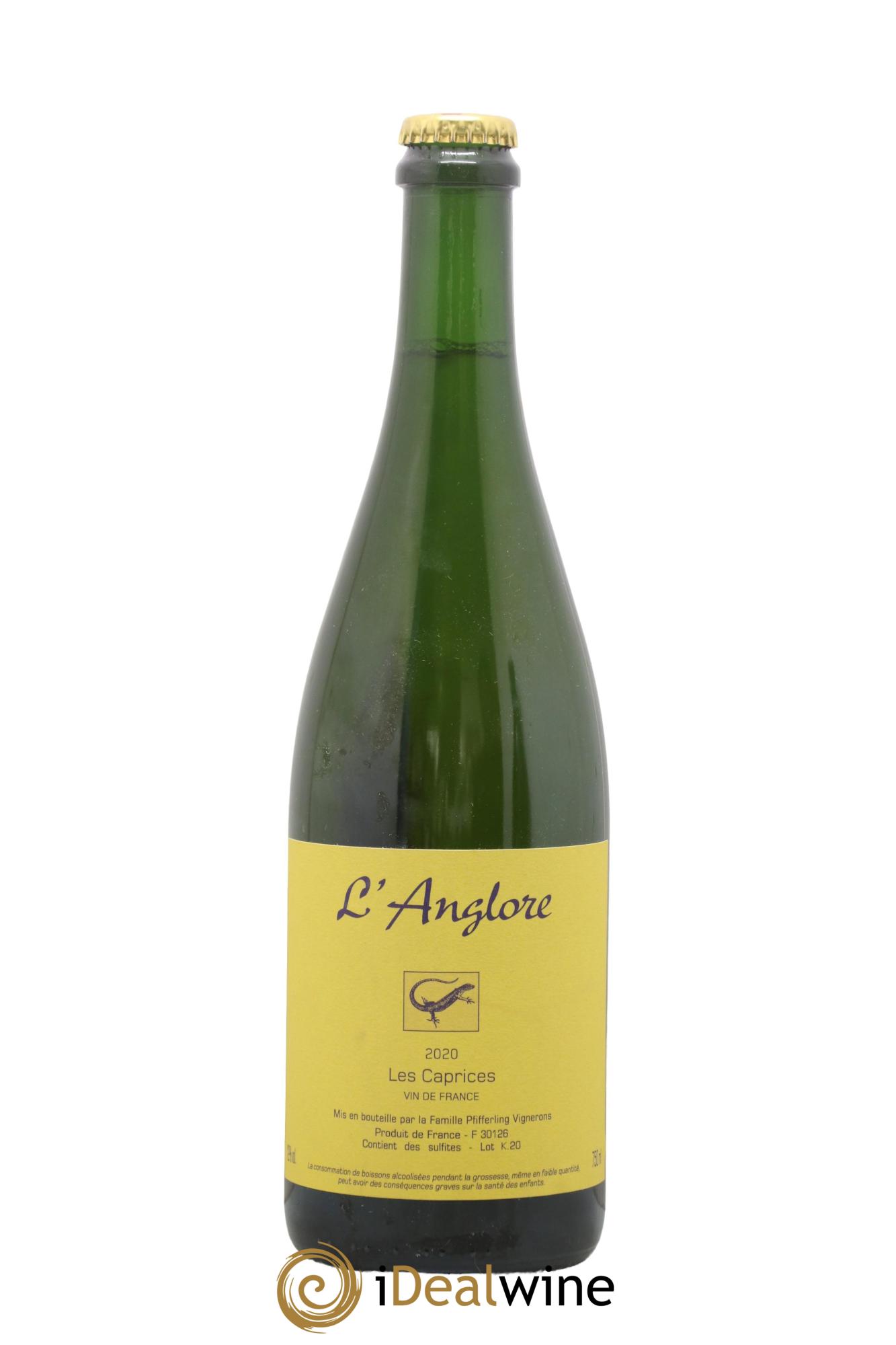 Vin de France Les Caprices L'Anglore 2020 - Lot de 1 bouteille - 0