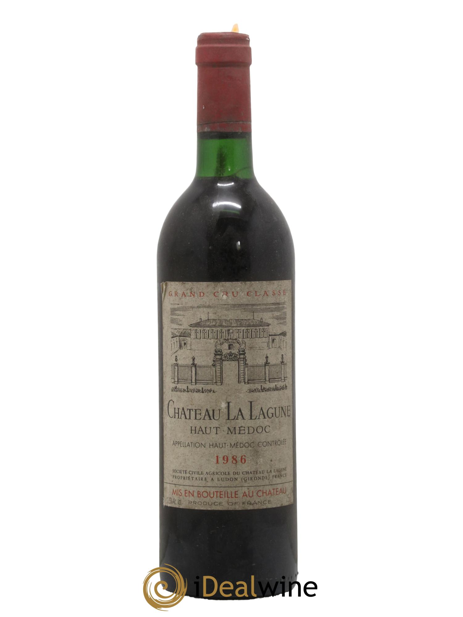 Château la Lagune 3ème Grand Cru Classé 1986 - Lot de 1 bouteille - 0