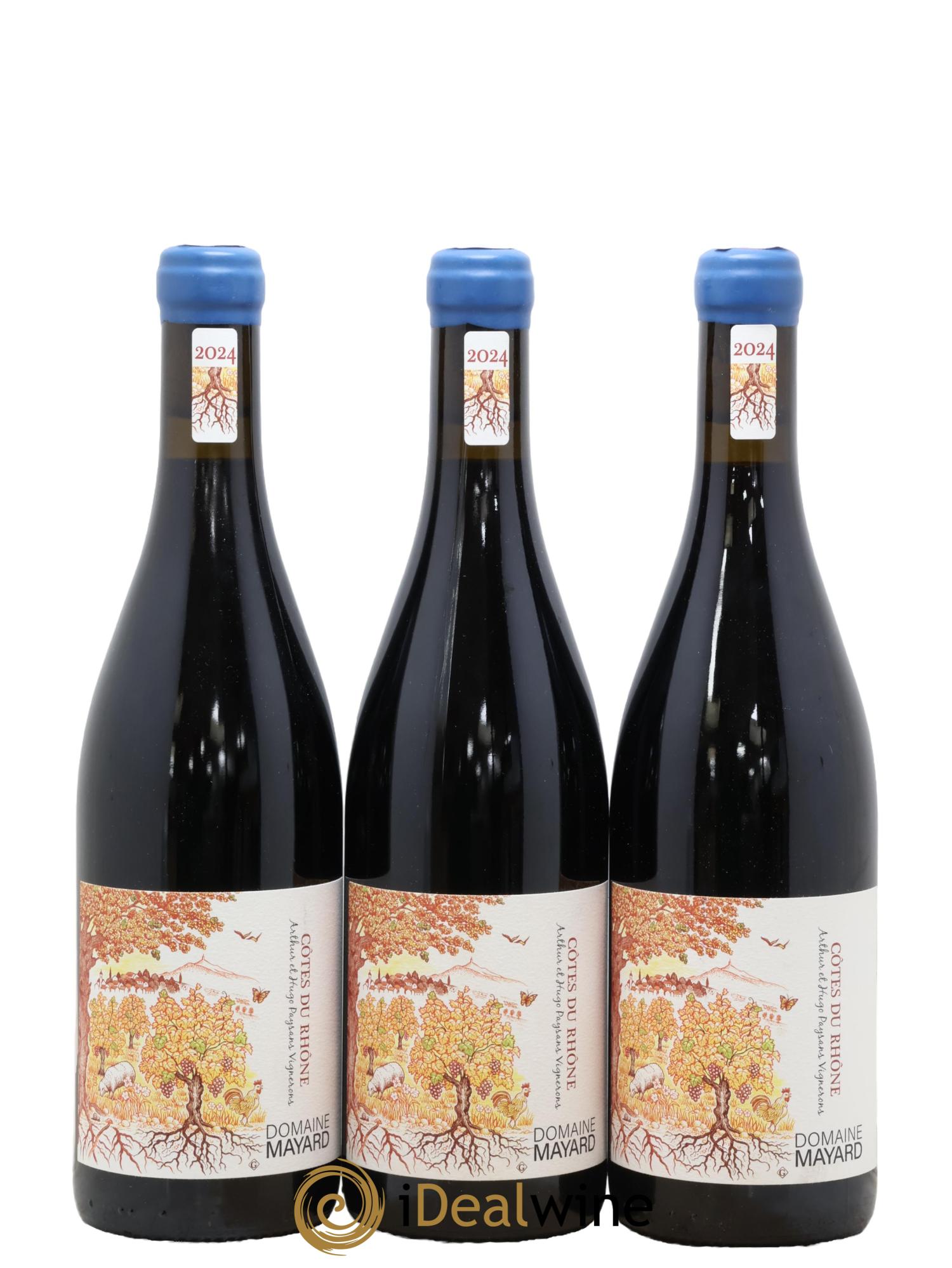 Côtes-du-Rhône Mayard (Domaine) 2024 - Lot de 3 bouteilles - 0