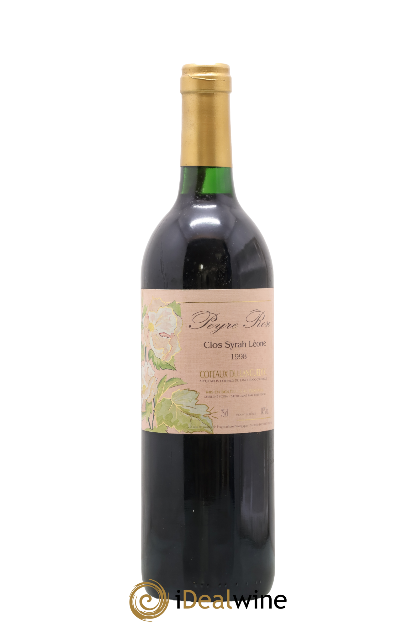 Coteaux du Languedoc Domaine Peyre Rose Belle Léone (anciennement Syrah Léone) Marlène Soria 1998 - Posten von 1 Flasche - 0