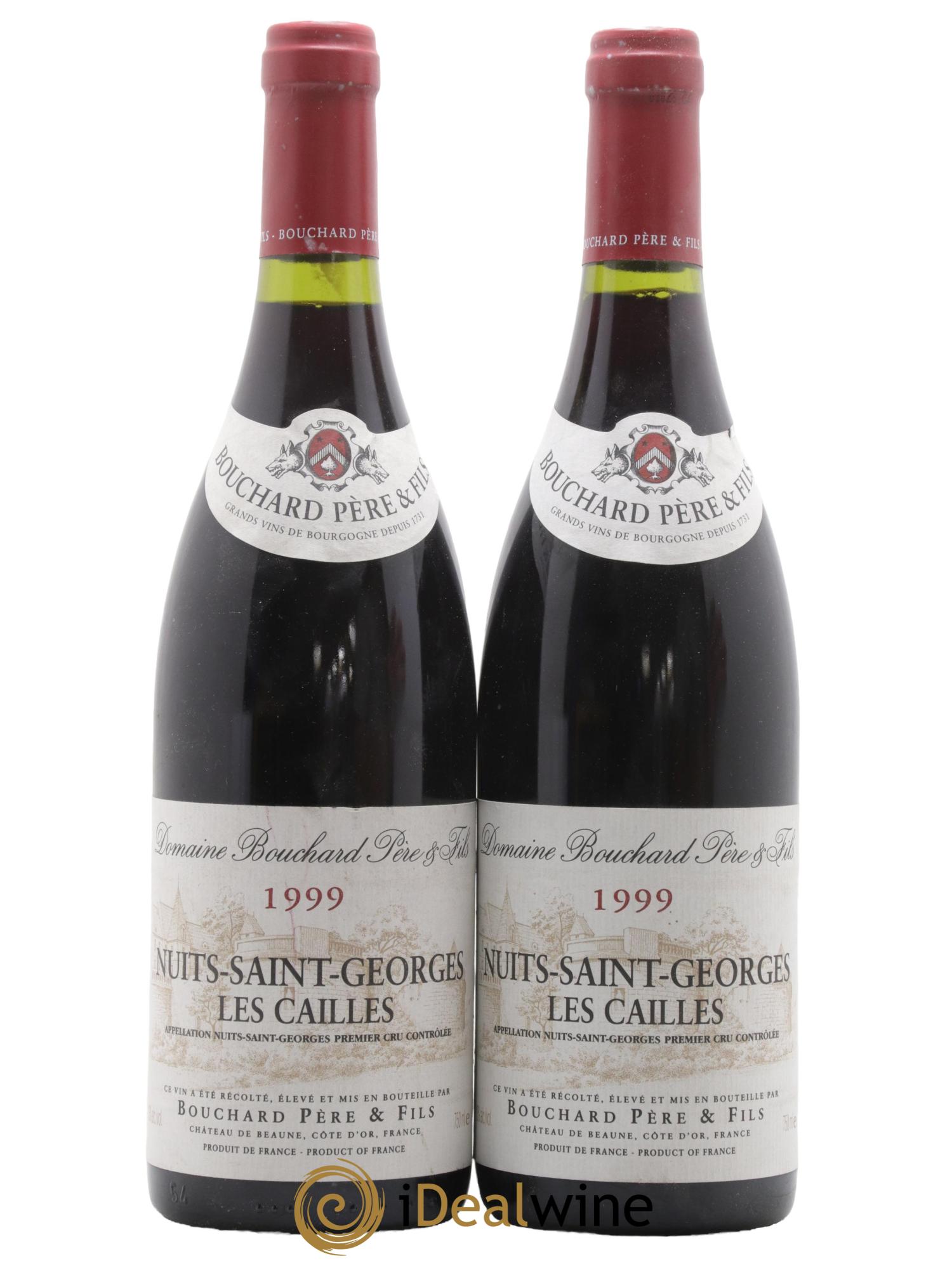 Nuits-Saint-Georges 1er Cru Les Cailles Bouchard Père & Fils 1999 - Lot de 2 bouteilles - 0