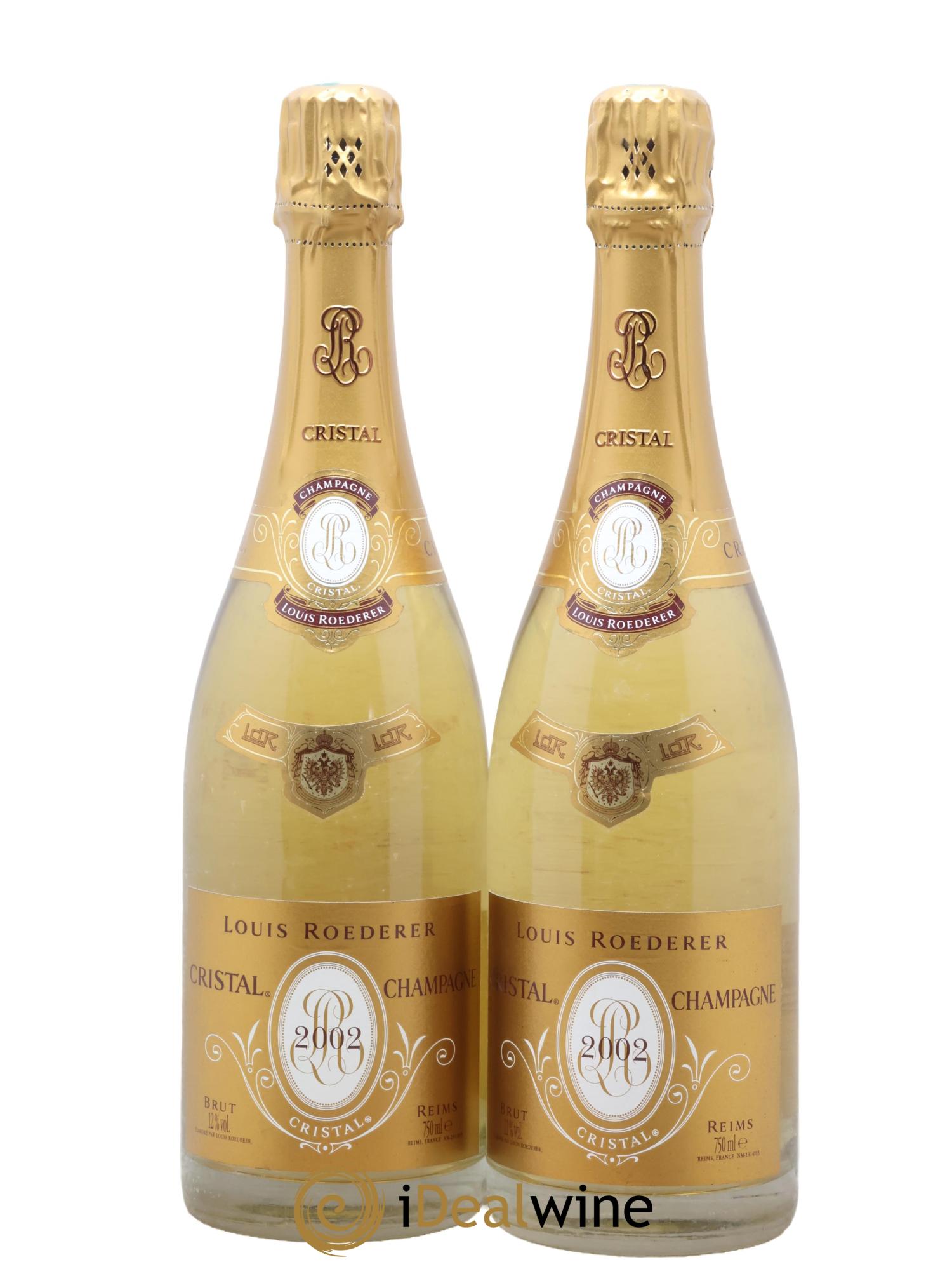 Cristal Louis Roederer 2002 - Lot of 2 bottles - 1