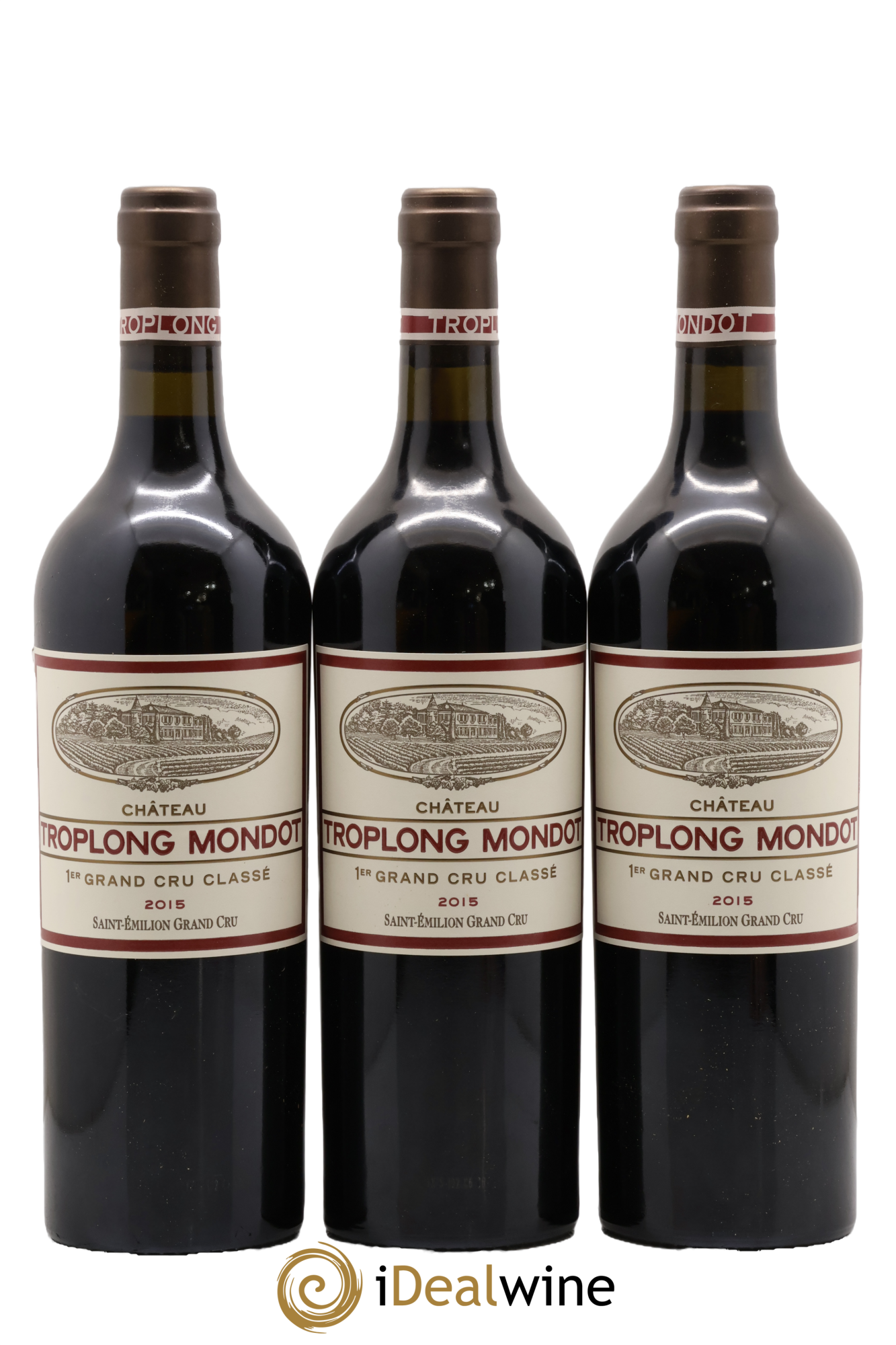 Château Troplong Mondot 1er Grand Cru Classé B 2015 - Posten von 12 Flaschen - 3