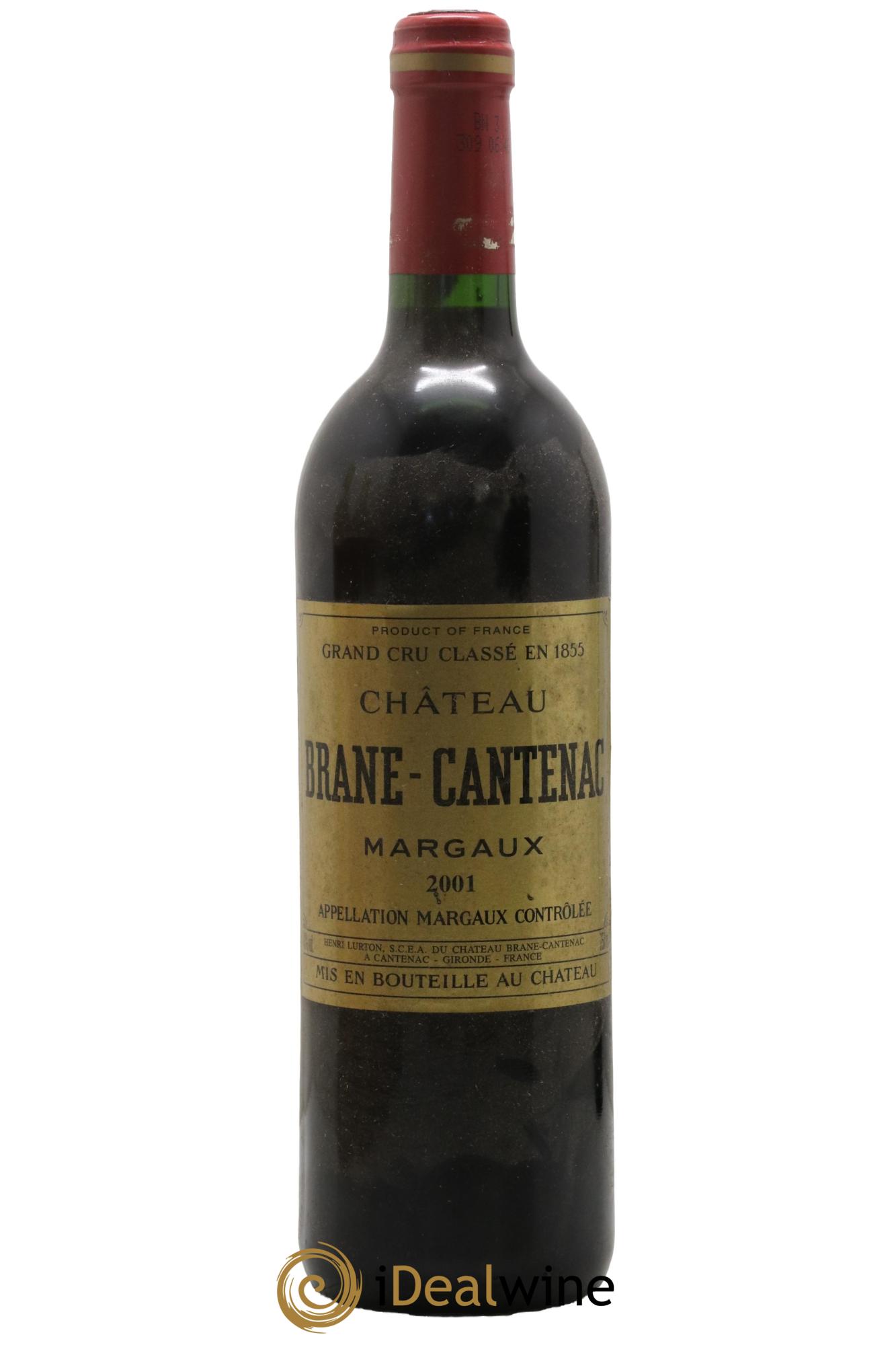 Château Brane Cantenac 2ème Grand Cru Classé 2001 - Lot de 1 bouteille - 0