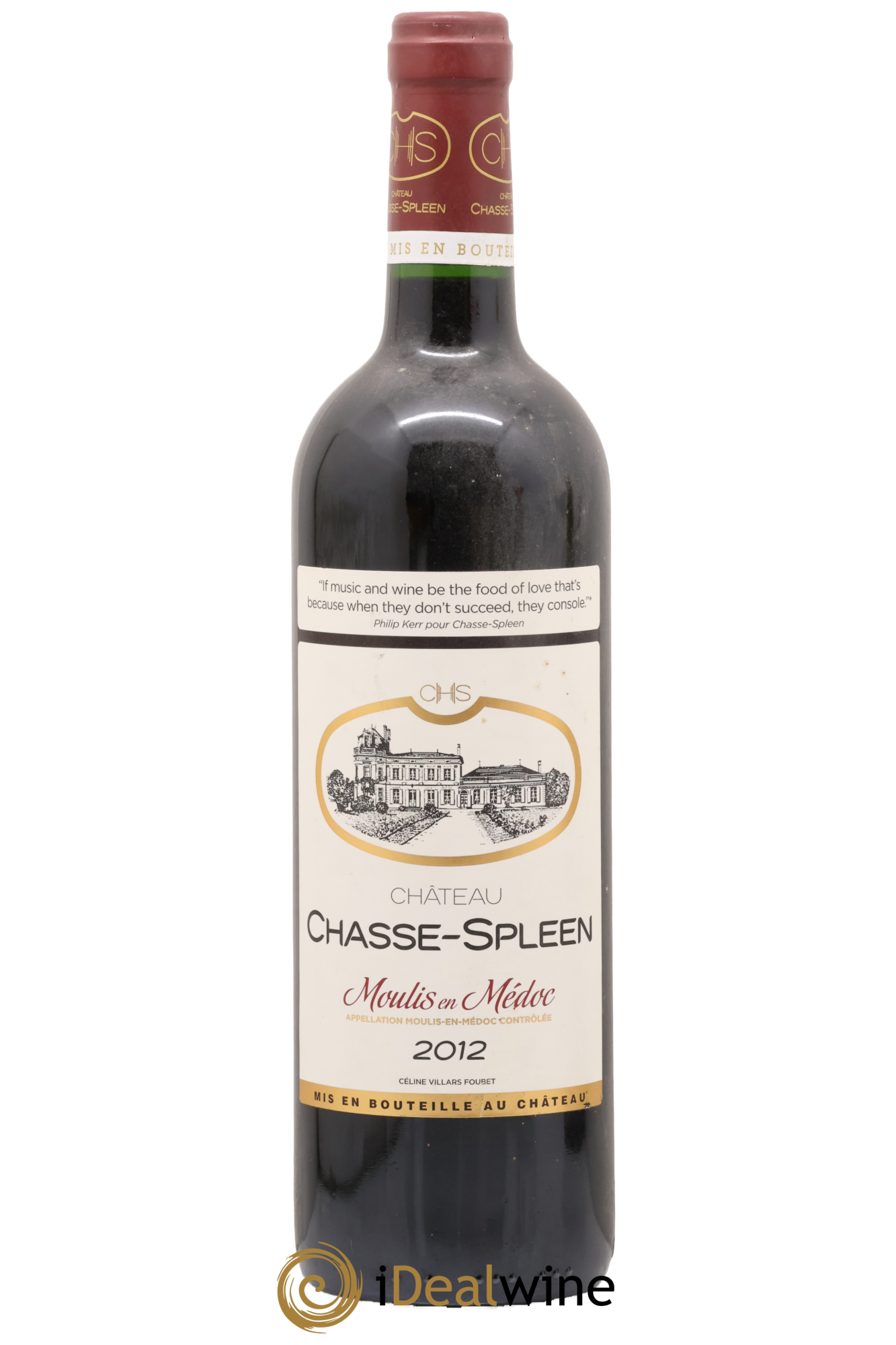 Château Chasse Spleen 2012 - Lot of 1 bottle - 0