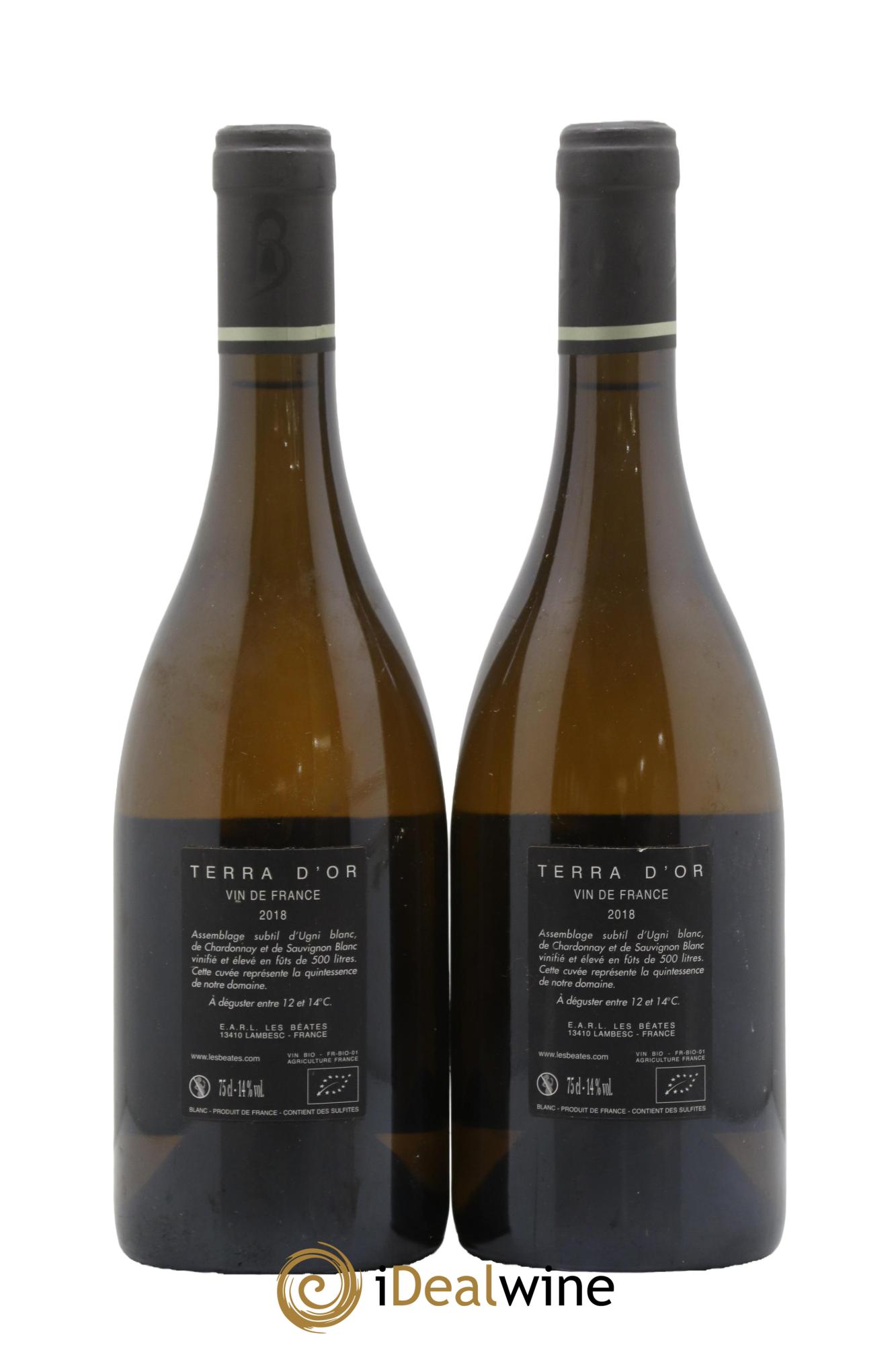 Vin de France Terra d'Or Les Béates 2018 - Lot de 2 bouteilles - 1