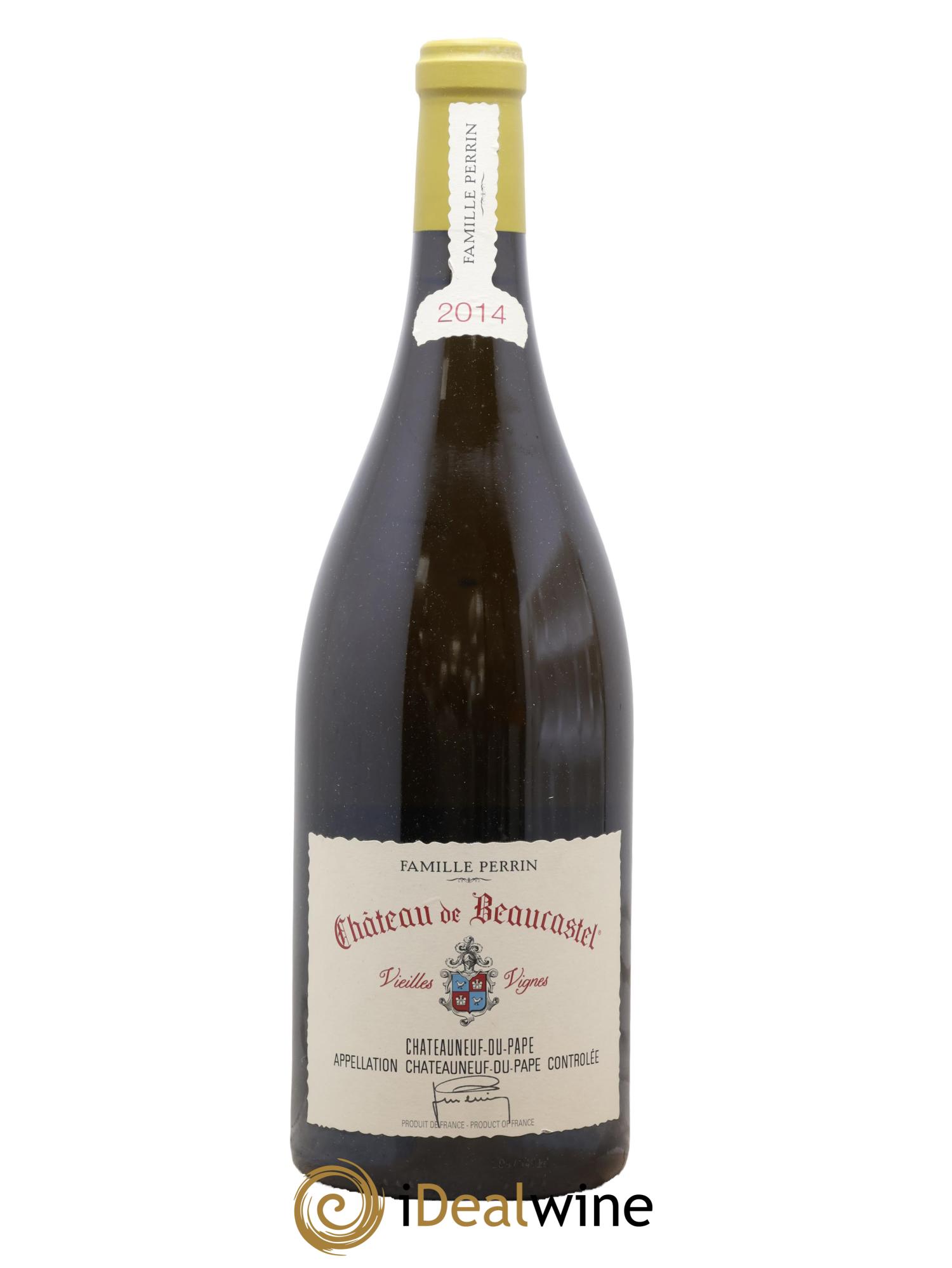 Châteauneuf-du-Pape Château de Beaucastel Vieilles vignes Roussanne Famille Perrin 2014 - Lotto di 1 magnum - 0