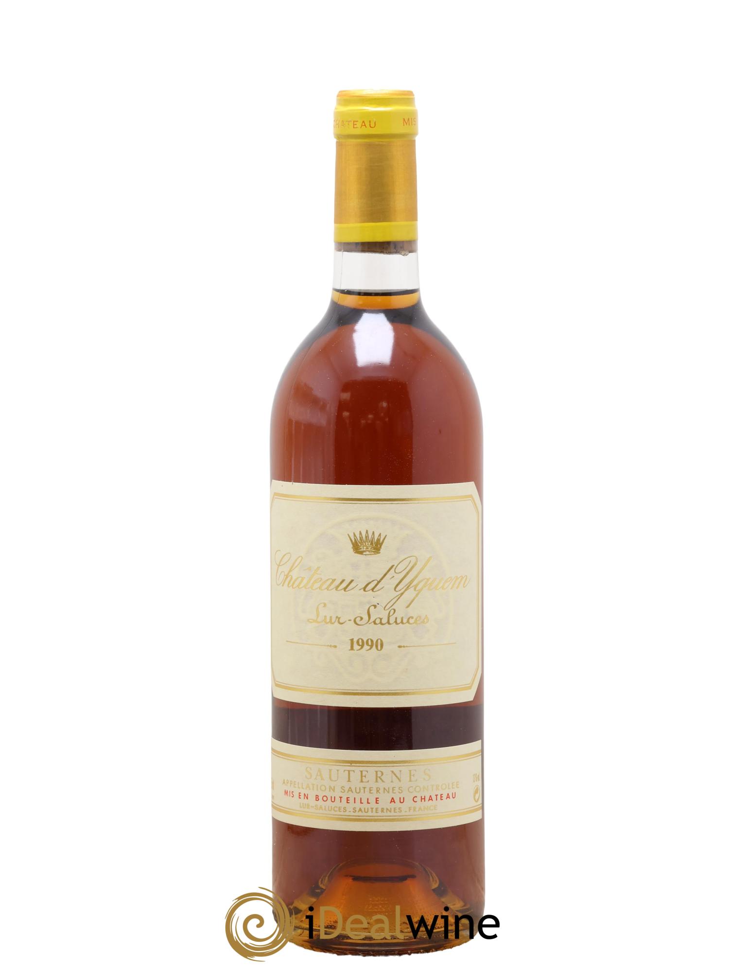 Château d' Yquem 1er Cru Classé Supérieur 1990 - Posten von 1 Flasche - 0