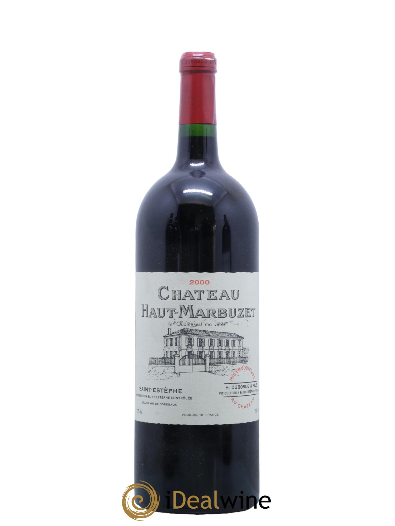 Château Haut Marbuzet 2000 - Lot de 1 magnum - 0