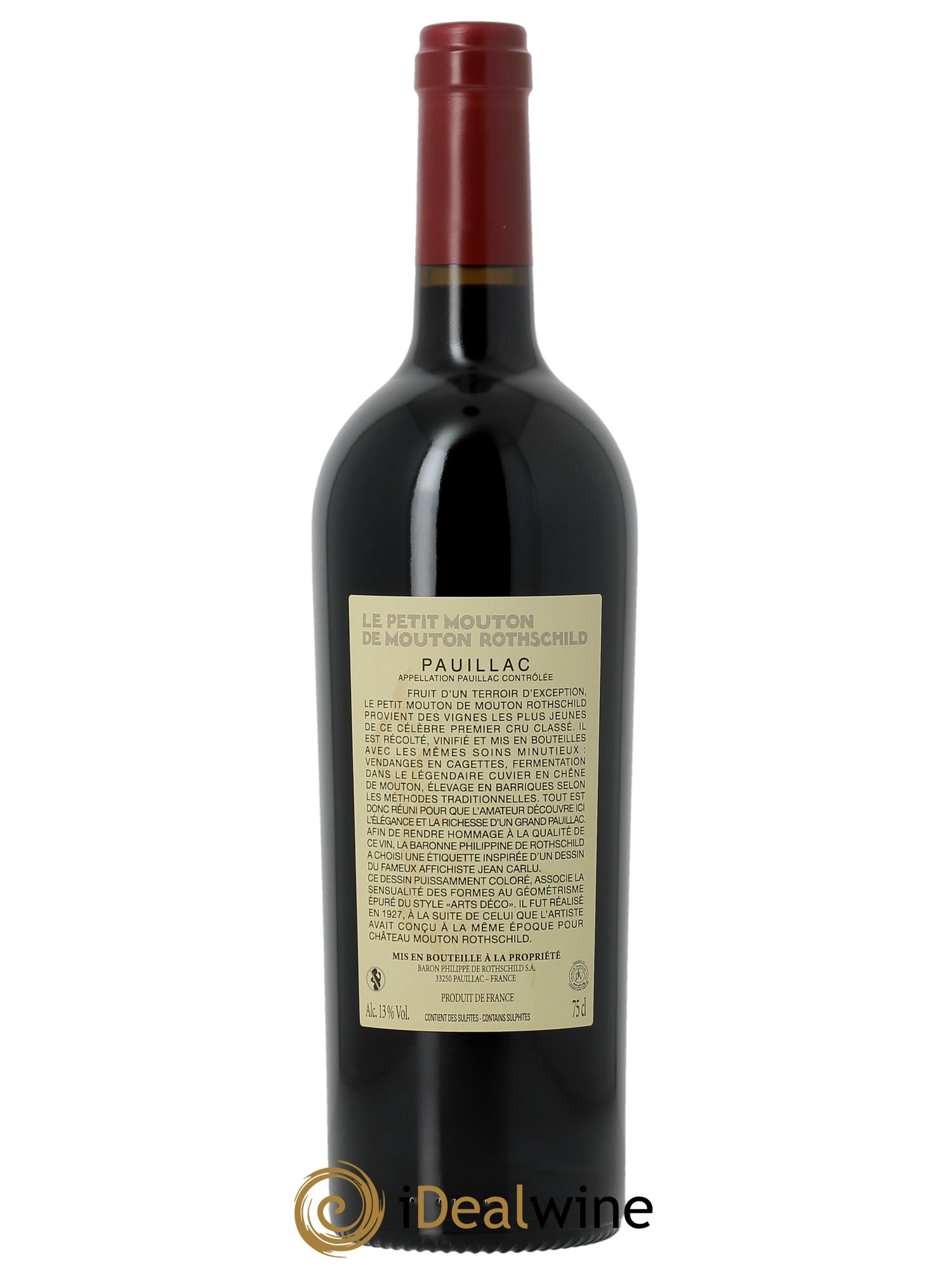 Petit Mouton Second Vin (CBO à partir de 6 bts) 2022 - Lot de 1 bouteille - 1