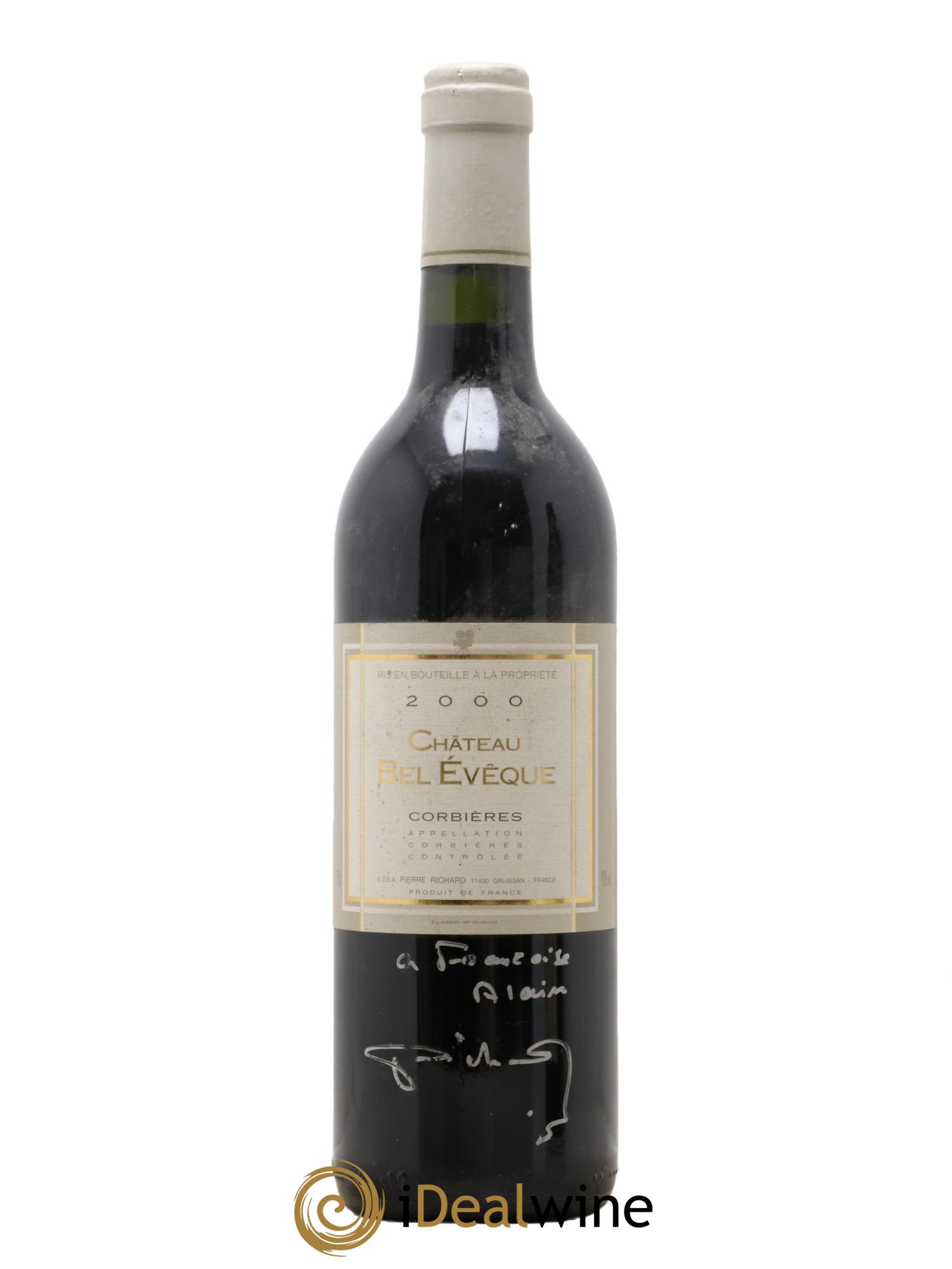 Corbières Château Bel Evêque 2000 - Lot de 1 bouteille - 0
