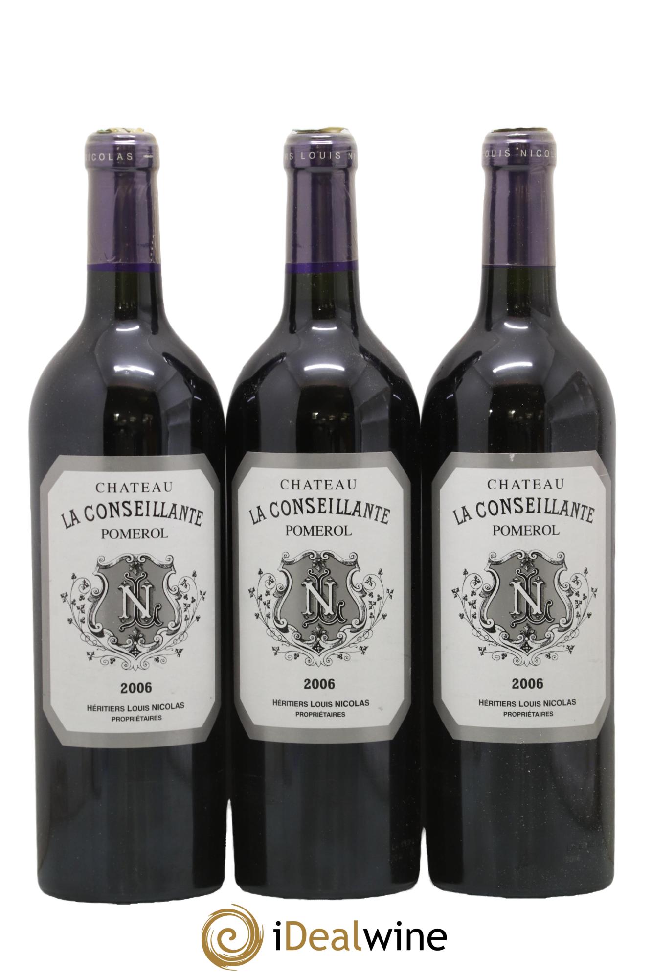 Château la Conseillante 2006 - Lot de 3 bouteilles - 0