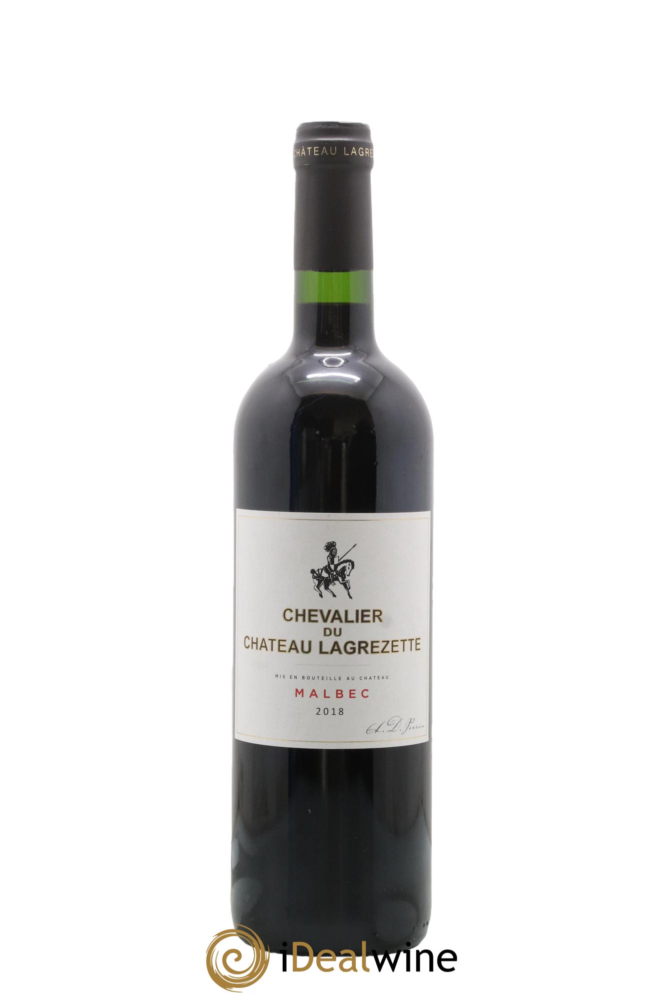 Cahors Chevalier du Château Lagrezette 2018 - Lot de 1 bouteille - 0