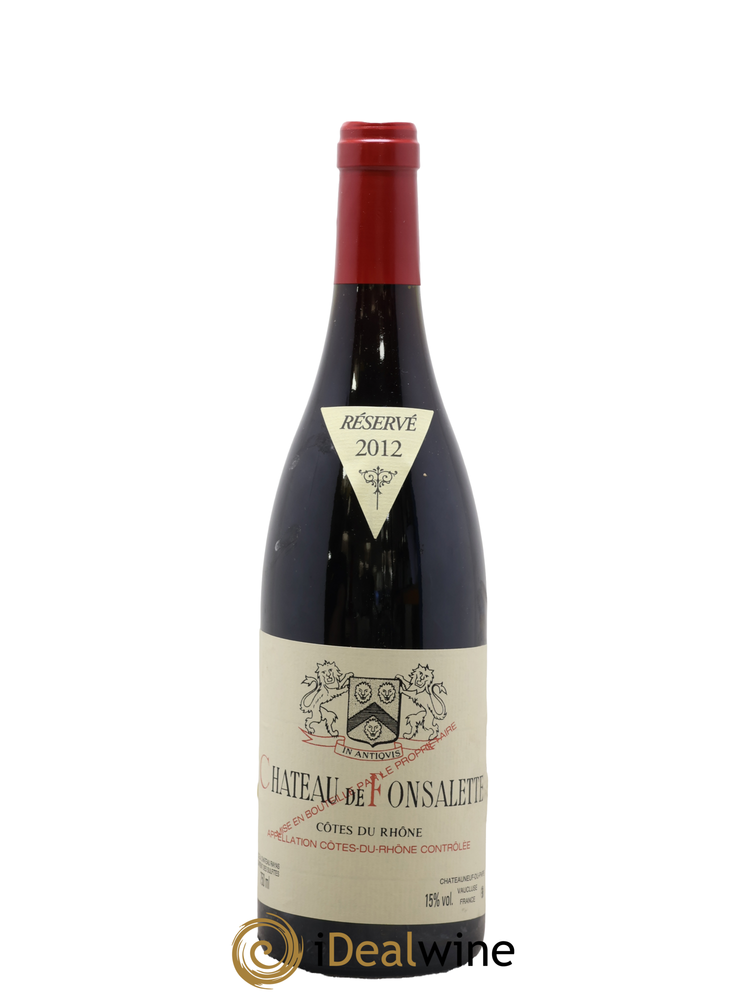 Côtes-du-Rhône Château de Fonsalette Emmanuel Reynaud 2012 - Lot de 1 bouteille - 0