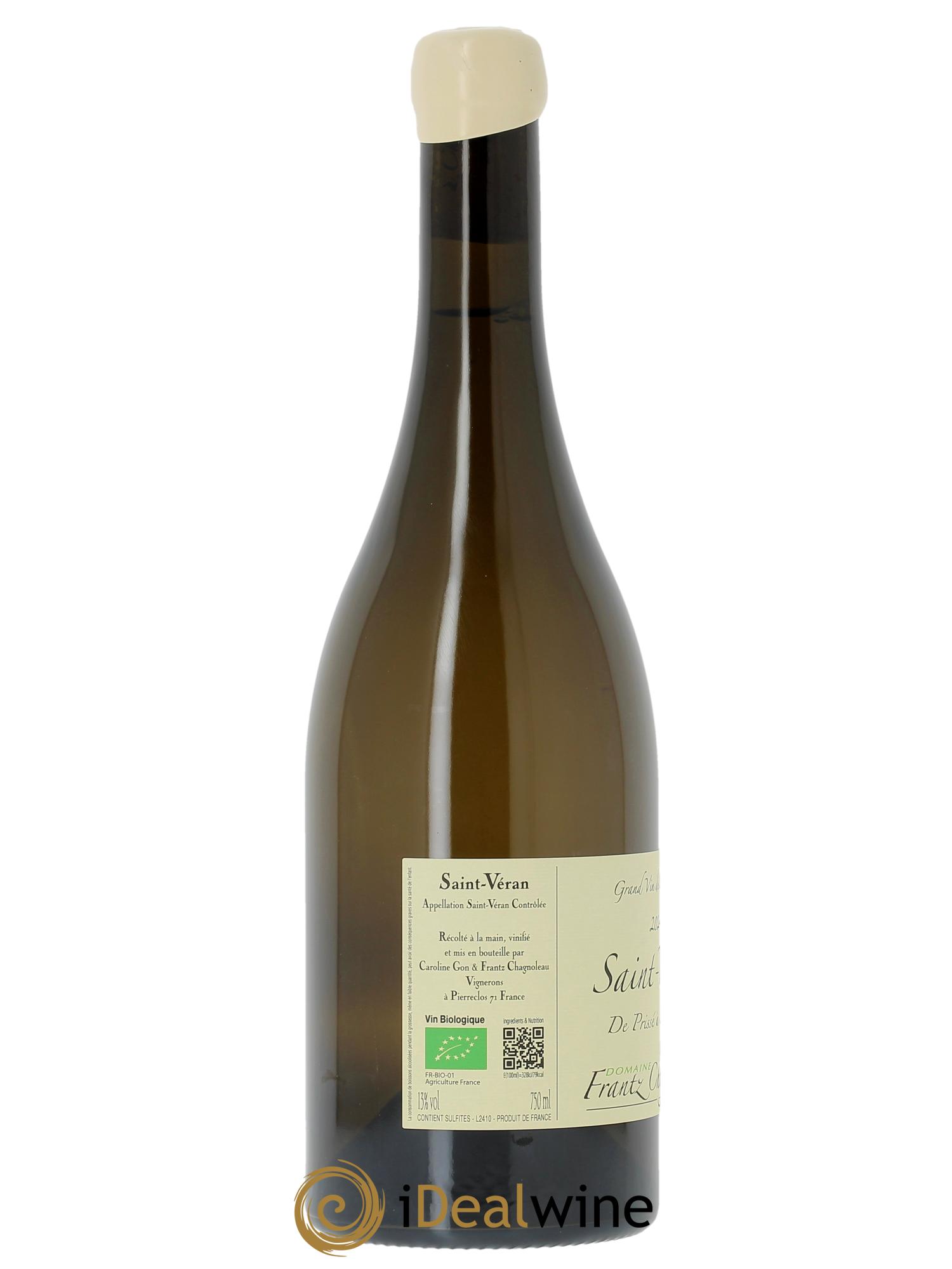 Saint-Véran De Prissé à Chasselas Frantz Chagnoleau (Domaine)  2024 - Lot de 1 bouteille - 1