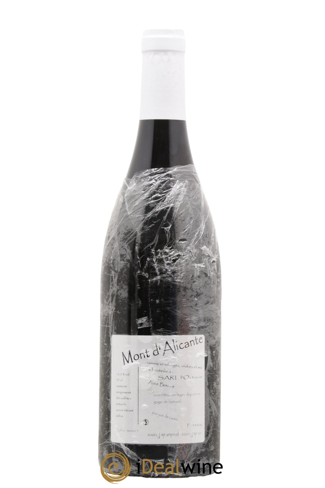 Vin de France Mont D'Alicante L'Octavin Alice Bouvot 2015 - Lot de 1 bouteille - 1