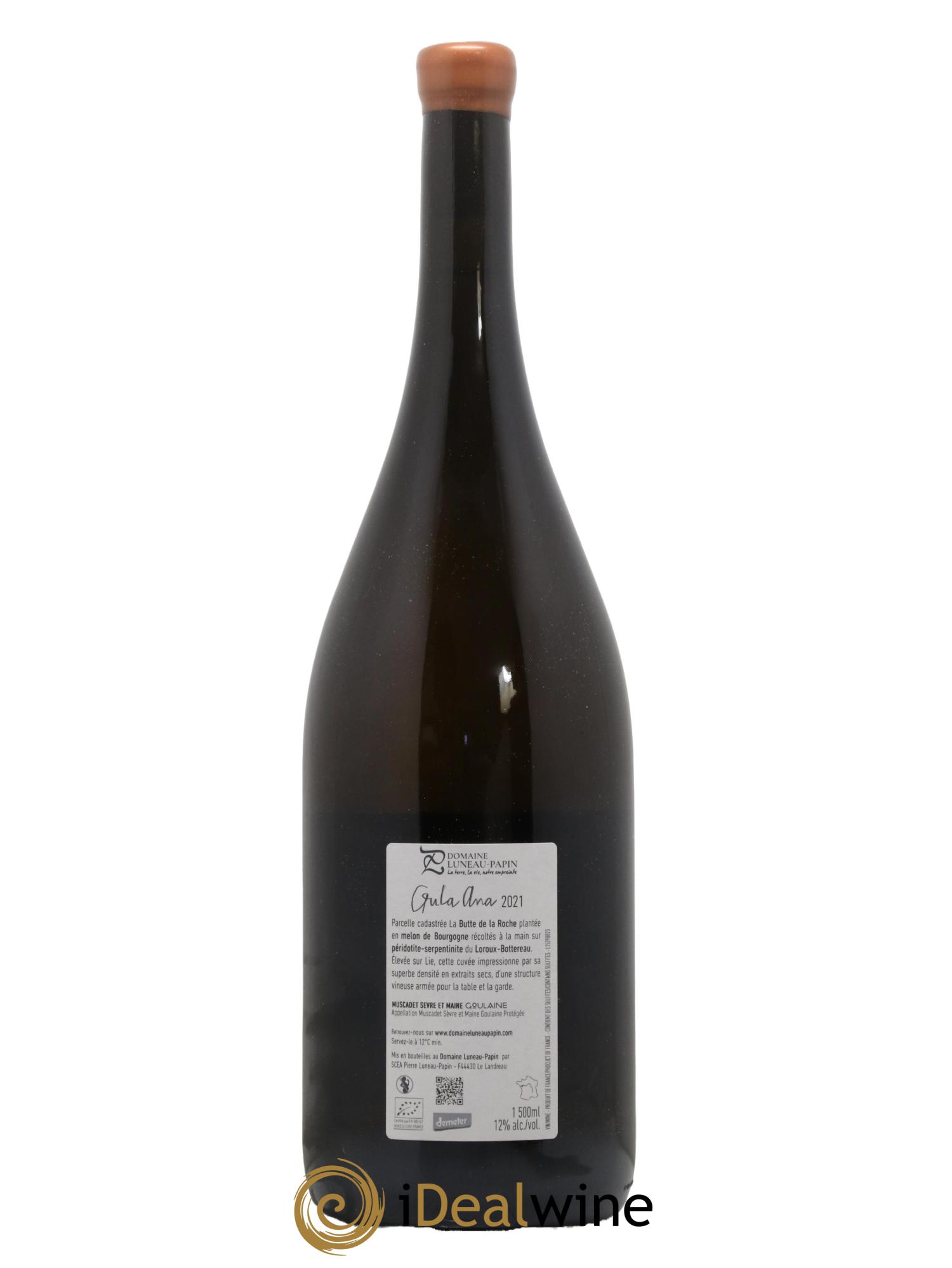 Muscadet-Sèvre-et-Maine Gula Ana Luneau-Papin 2021 - Posten von 1 Magnum - 2