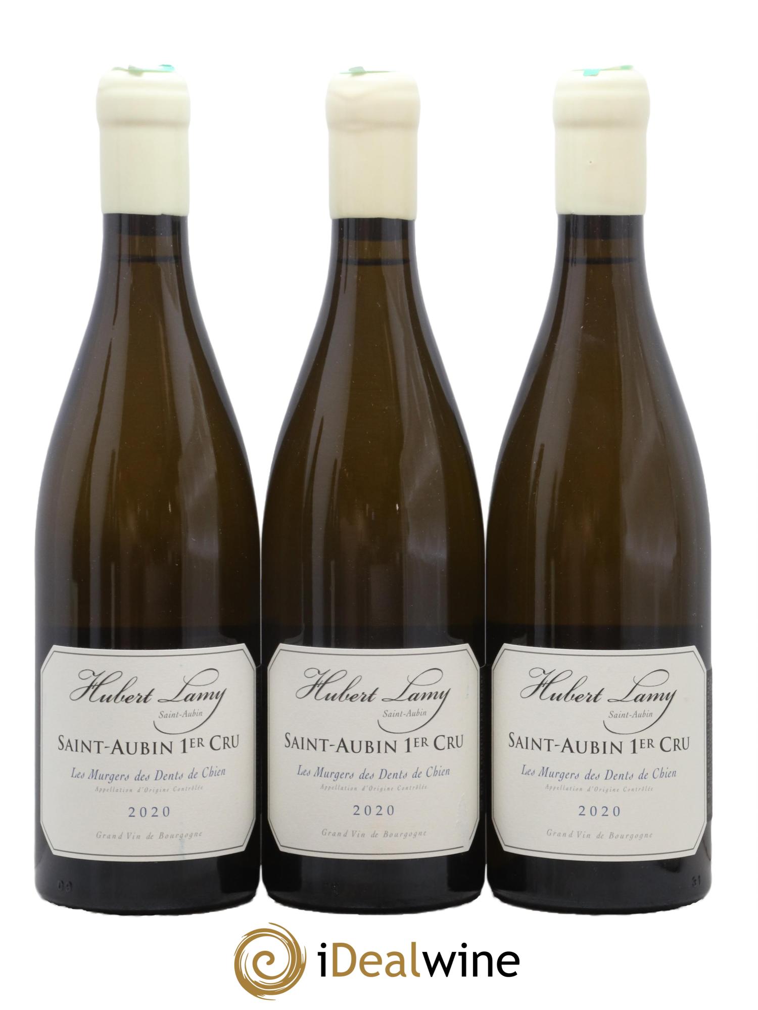 Saint-Aubin 1er Cru Les Murgers des Dents de Chien Hubert Lamy 2020 - Lot de 3 bouteilles - 0