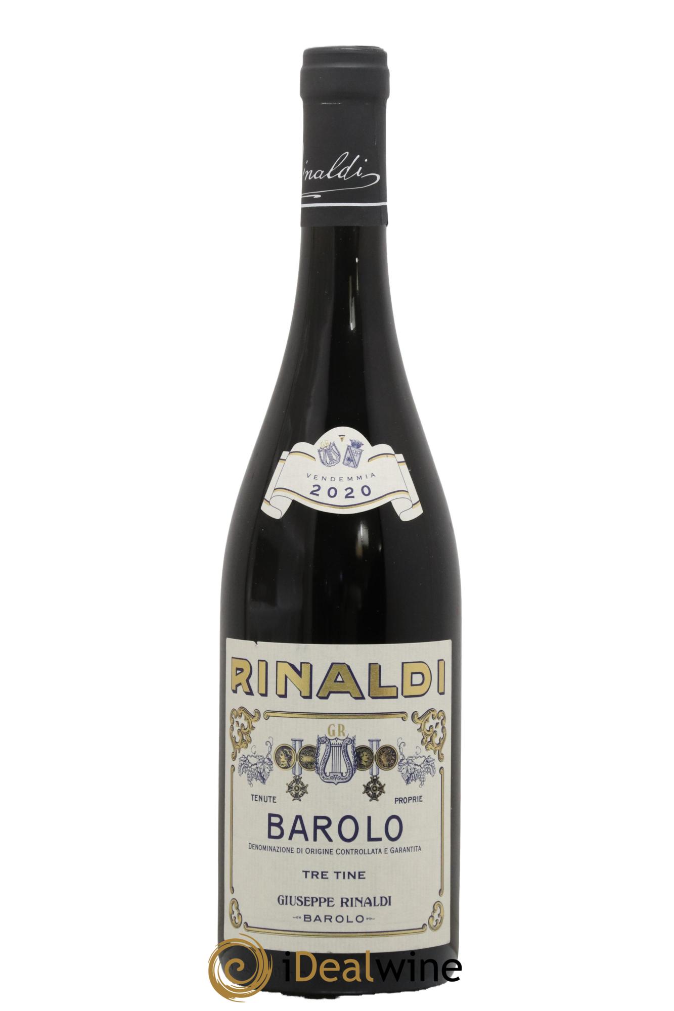 Barolo DOCG Tre Tine Giuseppe Rinaldi 2020 - Lot of 1 bottle - 0