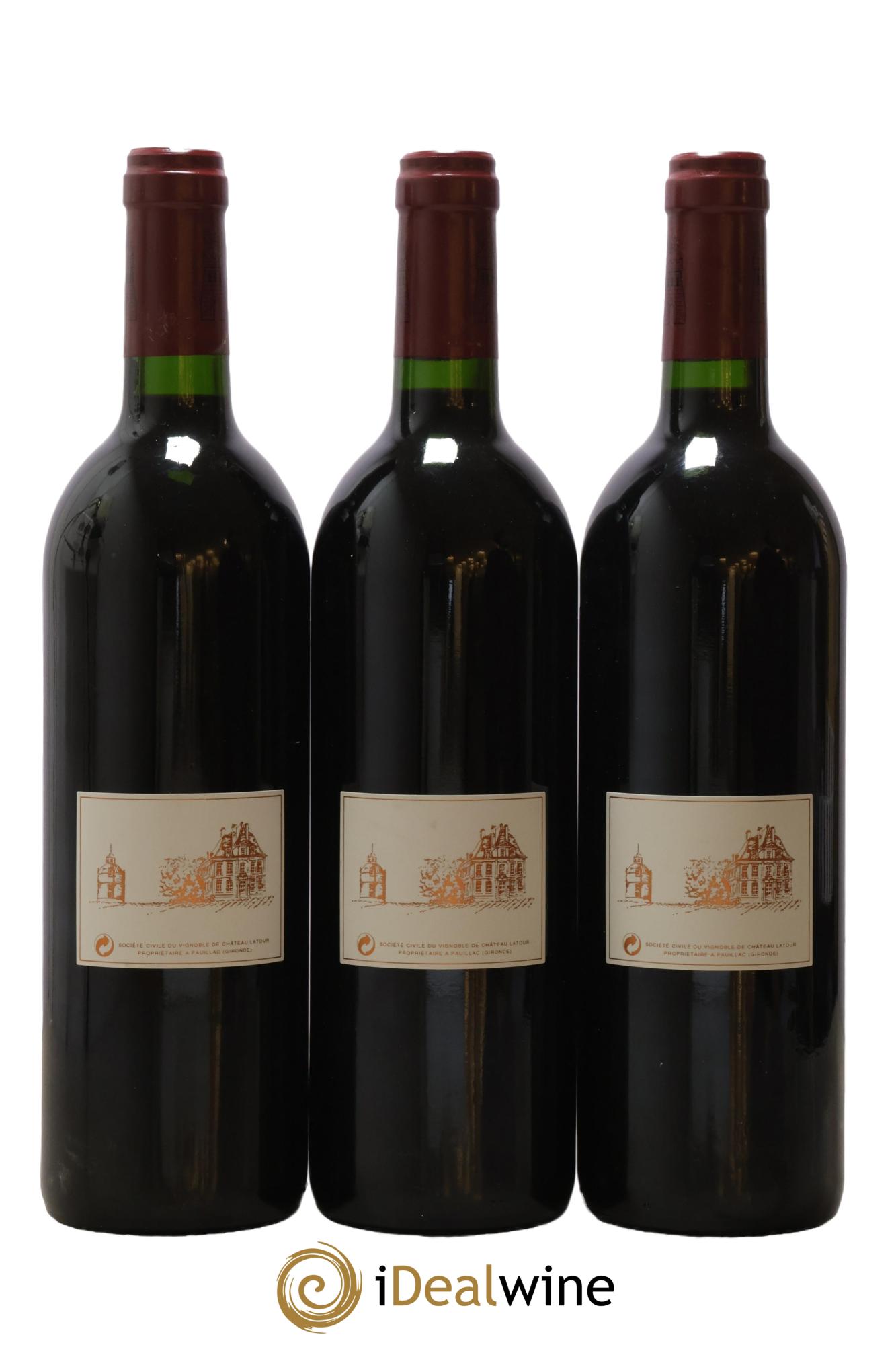 Château Latour 1er Grand Cru Classé 1995 - Lot de 3 bouteilles - 1